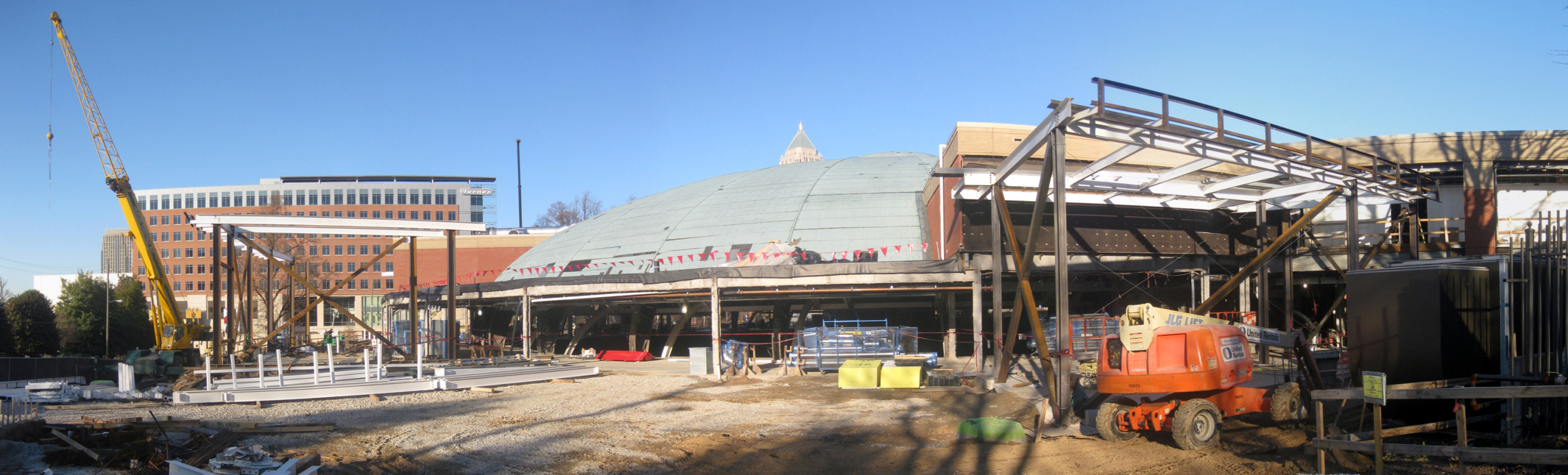 Work continues on the future McCamish Pavilion - 12/19/11