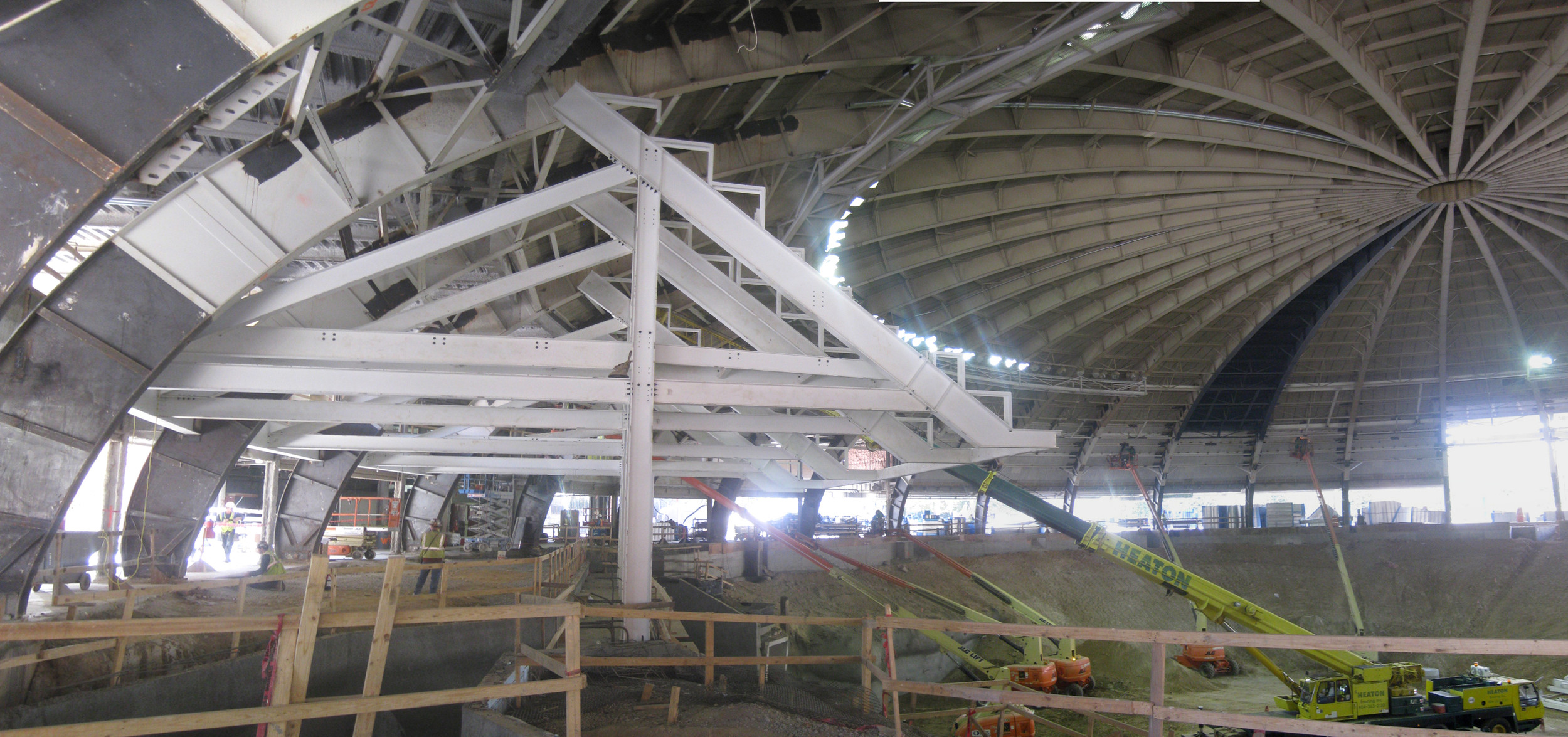 Construction of McCamish Pavilion - 11/21/11