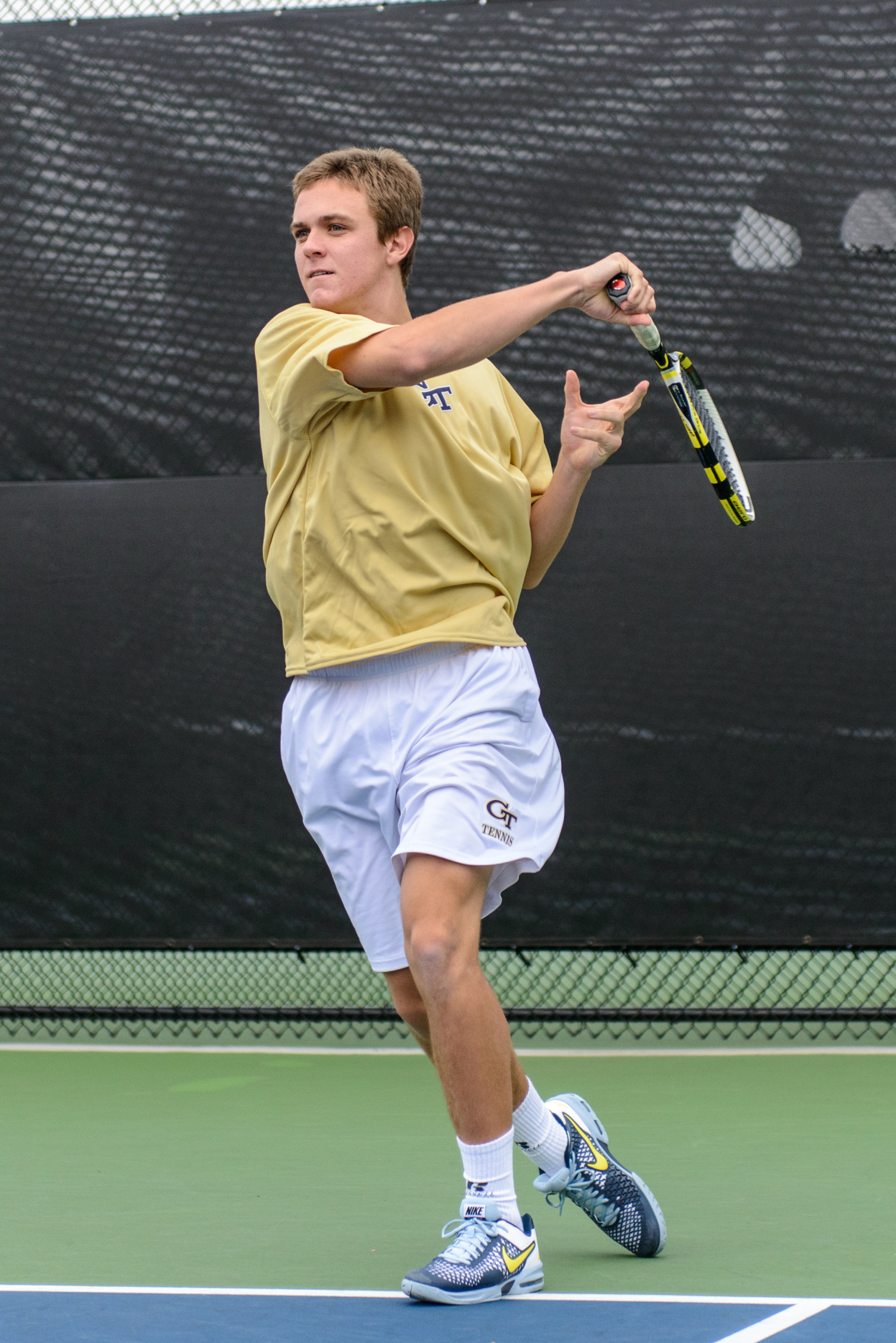 Georgia Tech freshman Will Showers from Gainesville, Ga.