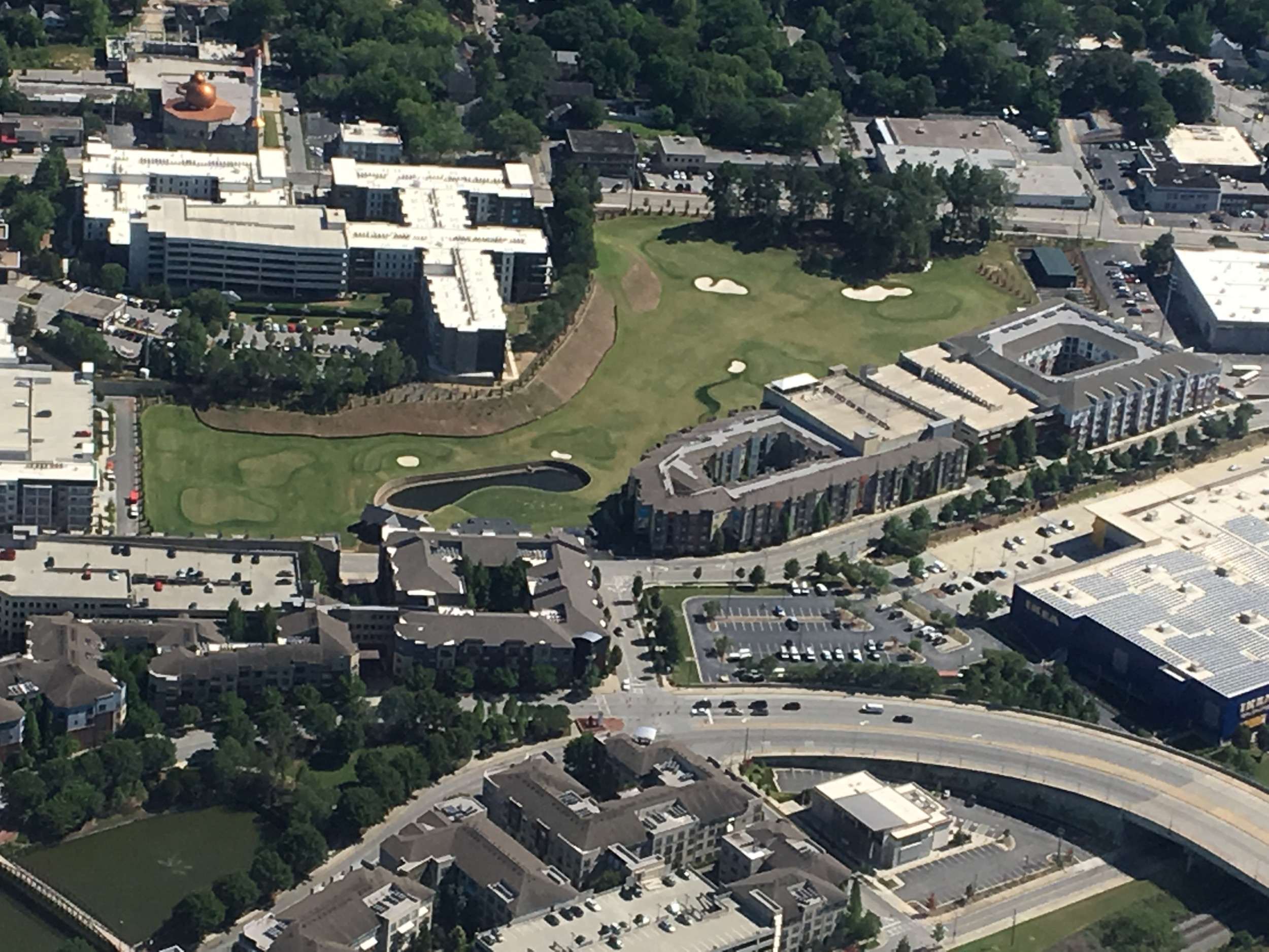 Noonan Golf Facility aerial view