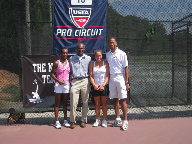 Irina Falconi captured the 2009 Norman Wilkerson Tennis Experience title
