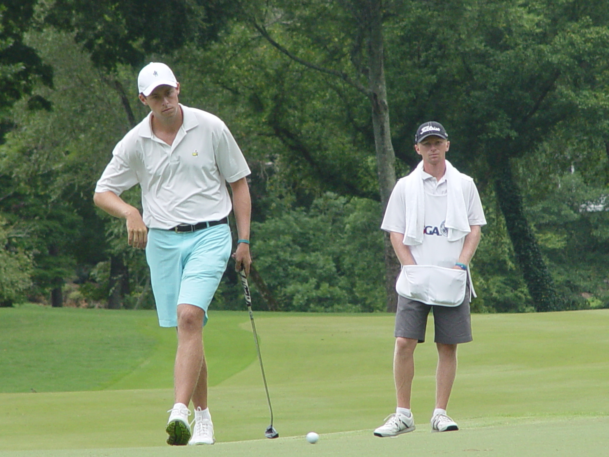 Bo Andrews during the first round of the U.S. Amateur, August 11, 2014