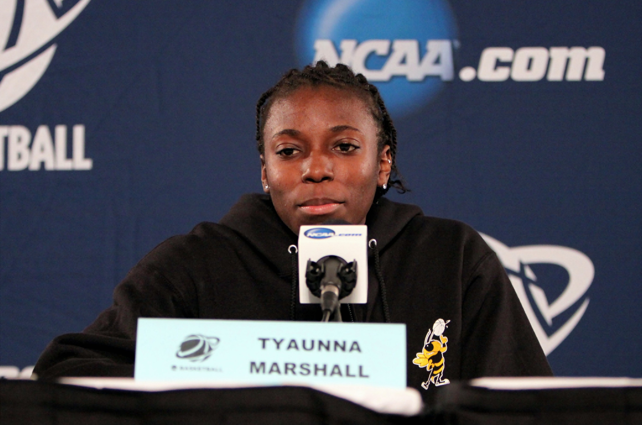 Sophomore Ty Marshall in NCAA Sweet 16 press conference