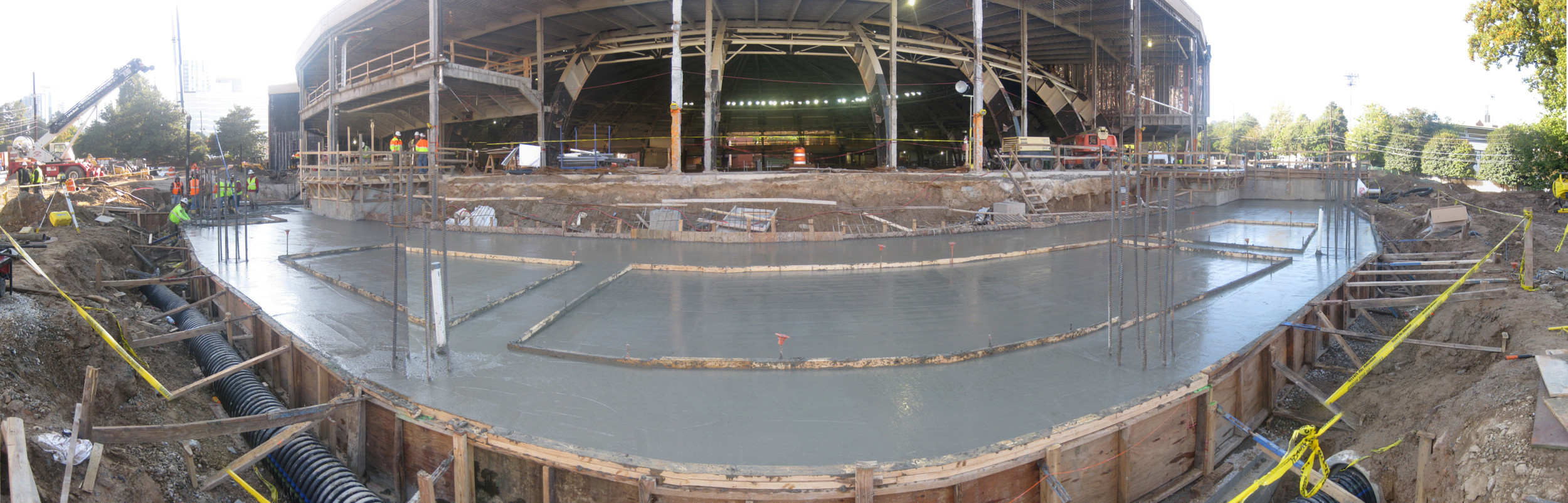Construction of McCamish Pavilion - 11/21/11