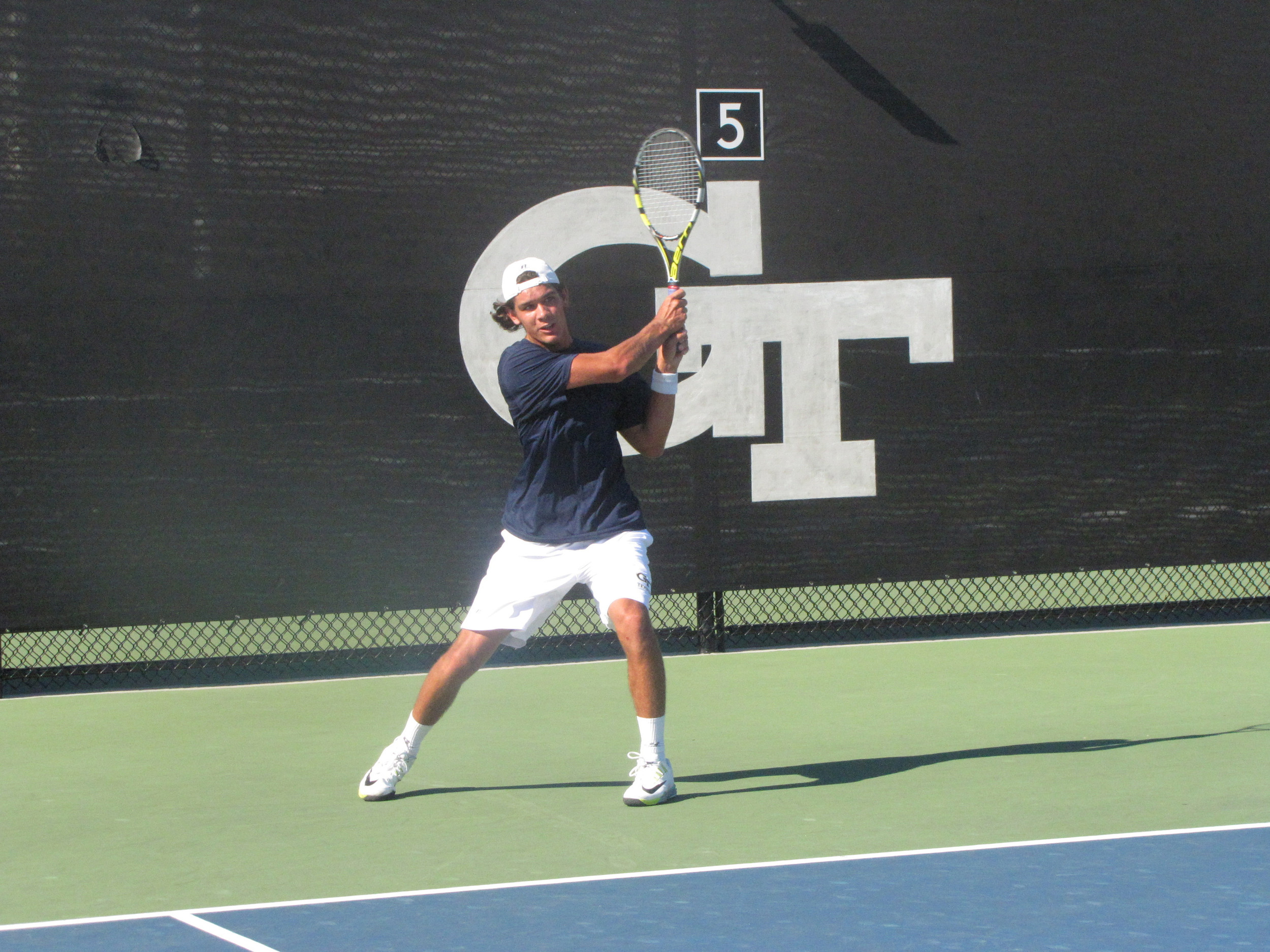 Elijah Melendez at practice, August 28, 2014