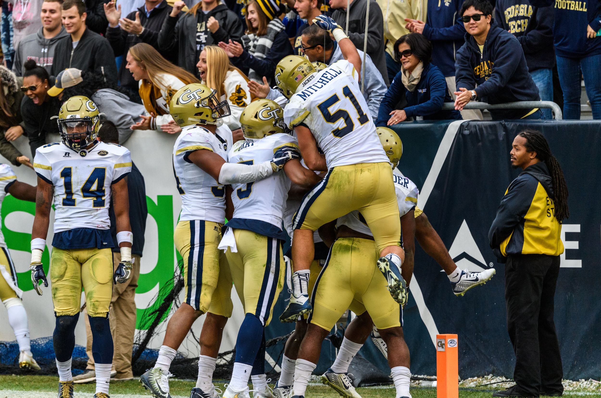 Victor Alexander (9), A.J. Gray (5), Corey Griffin (14), Ajani Kerr (38), Brant Mitchell (51), Anree Saint-Amour (94)