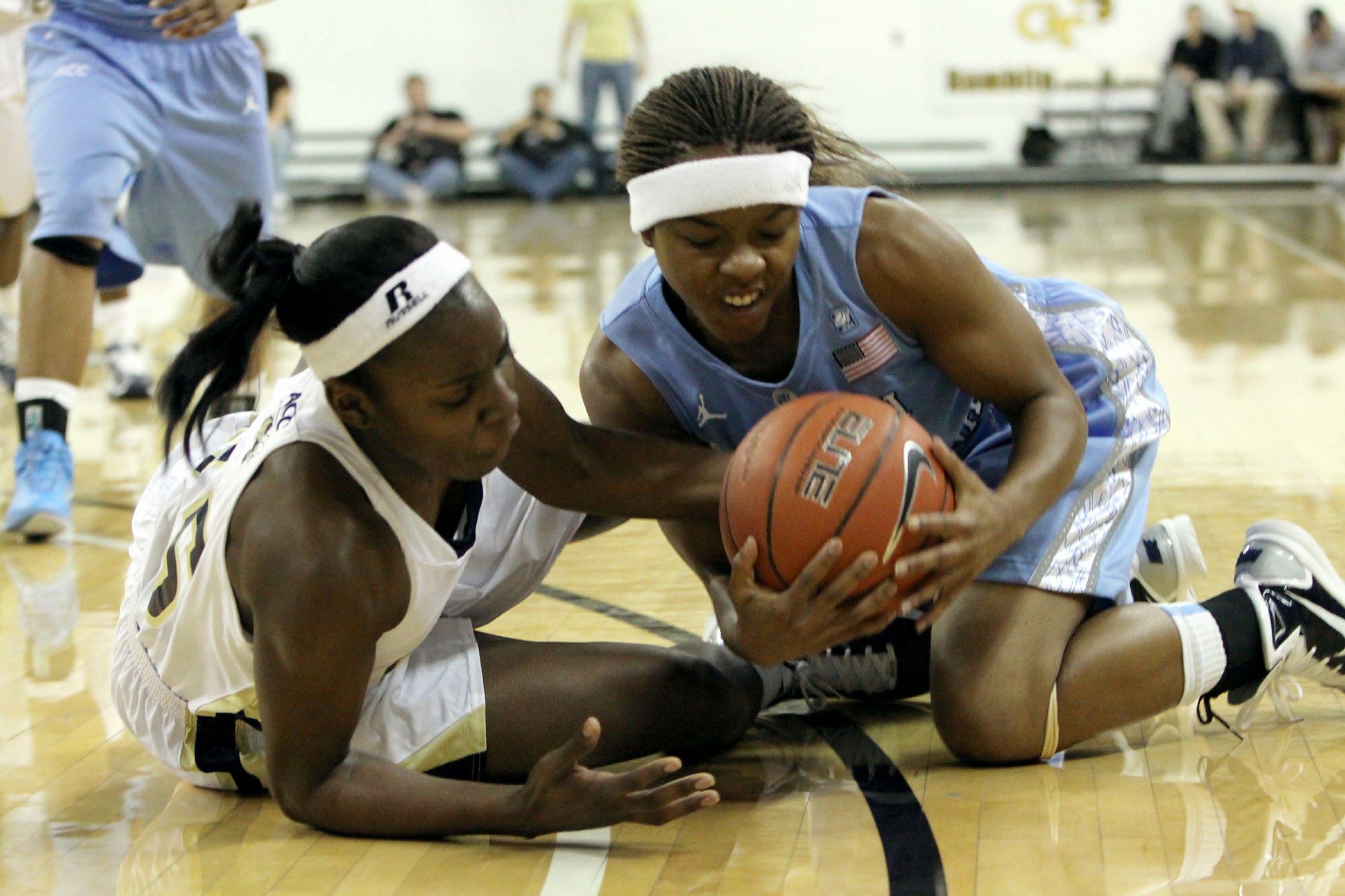 Tyaunna Marshall fights for lose ball