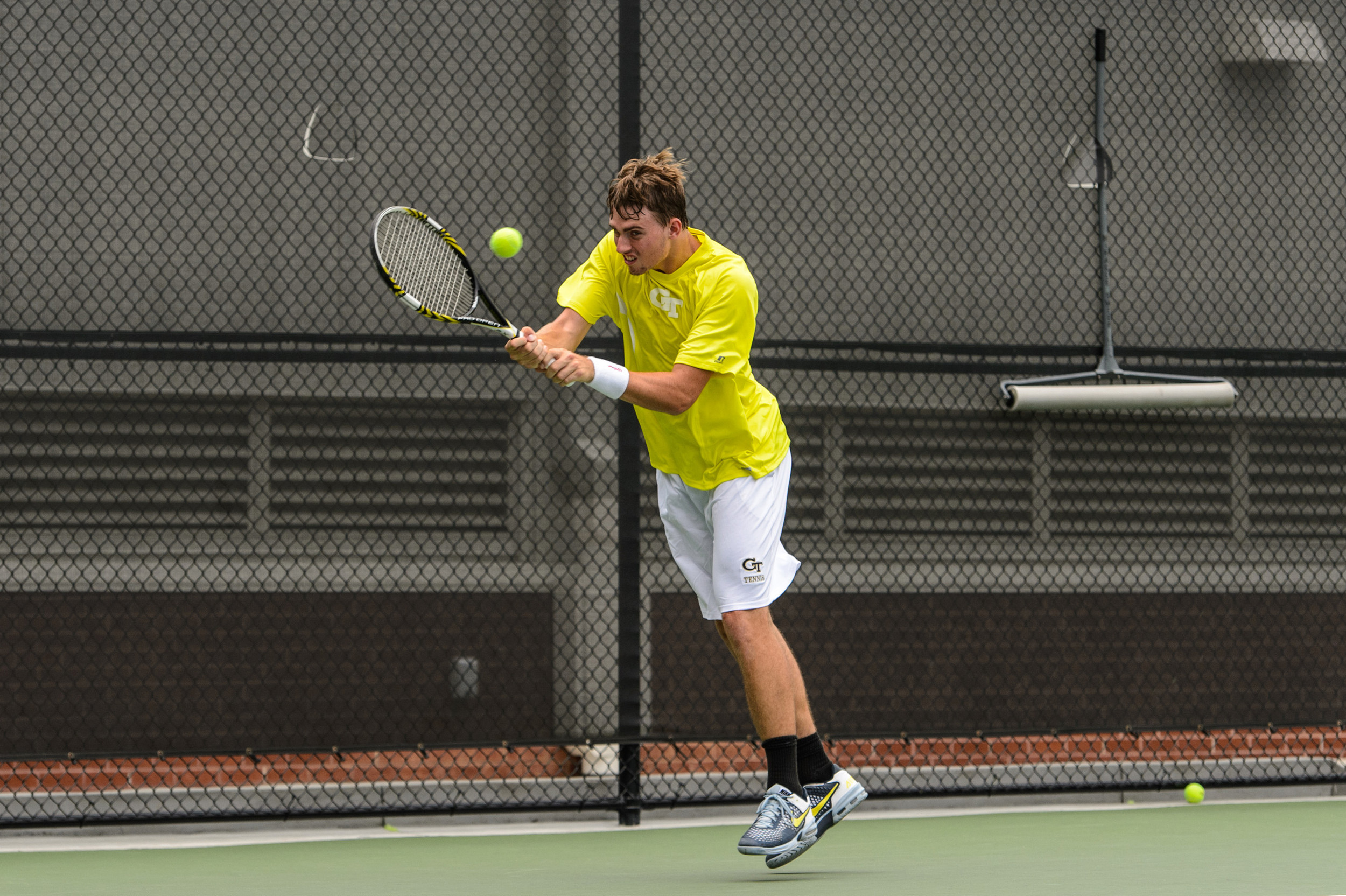 Cole Fiegel at team practice, August 2013