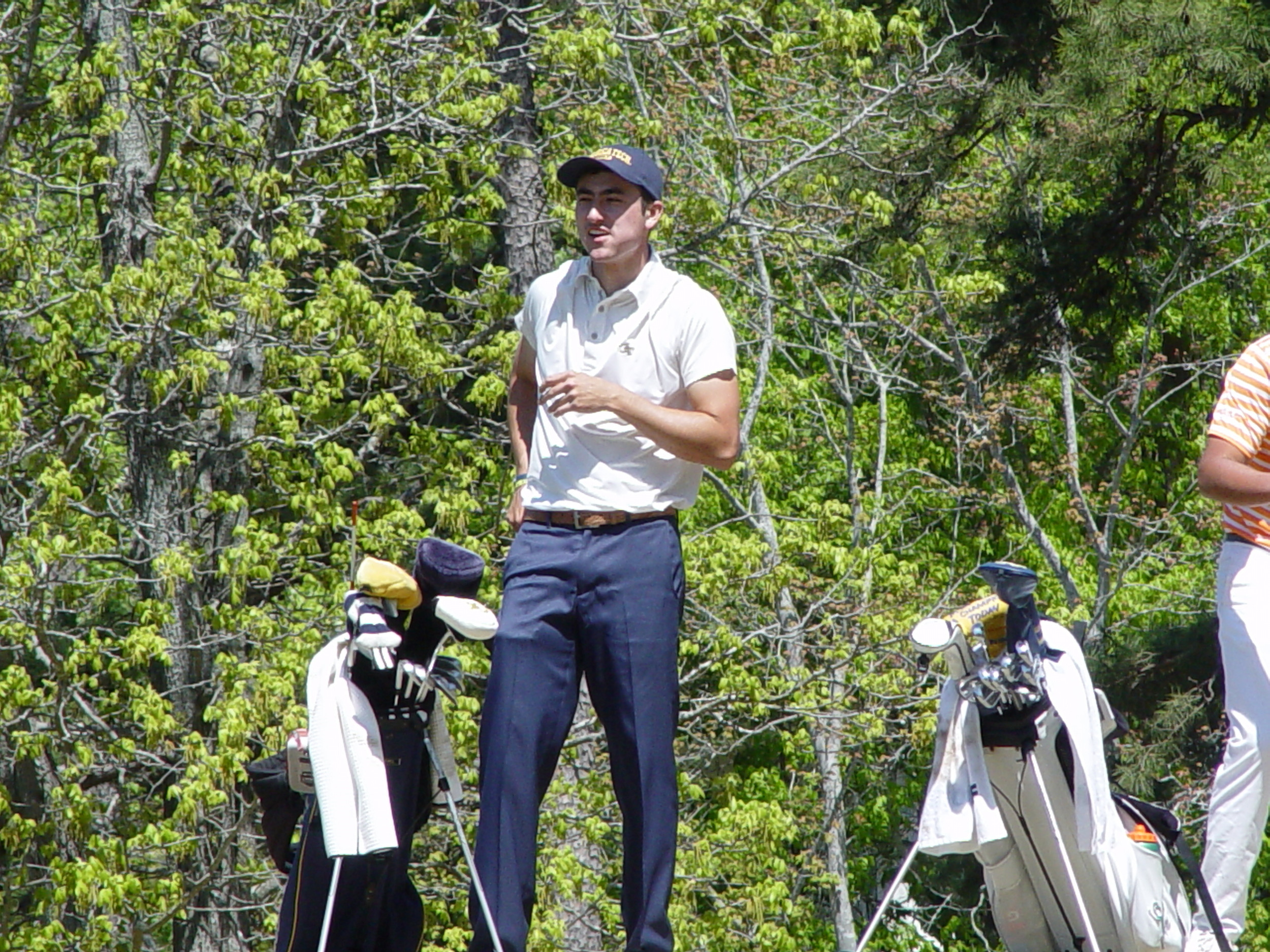 Georgia Tech senior Chris Petefish in the second round of the ACC Men's Golf Championship, April 21, 2018, Old North State Club