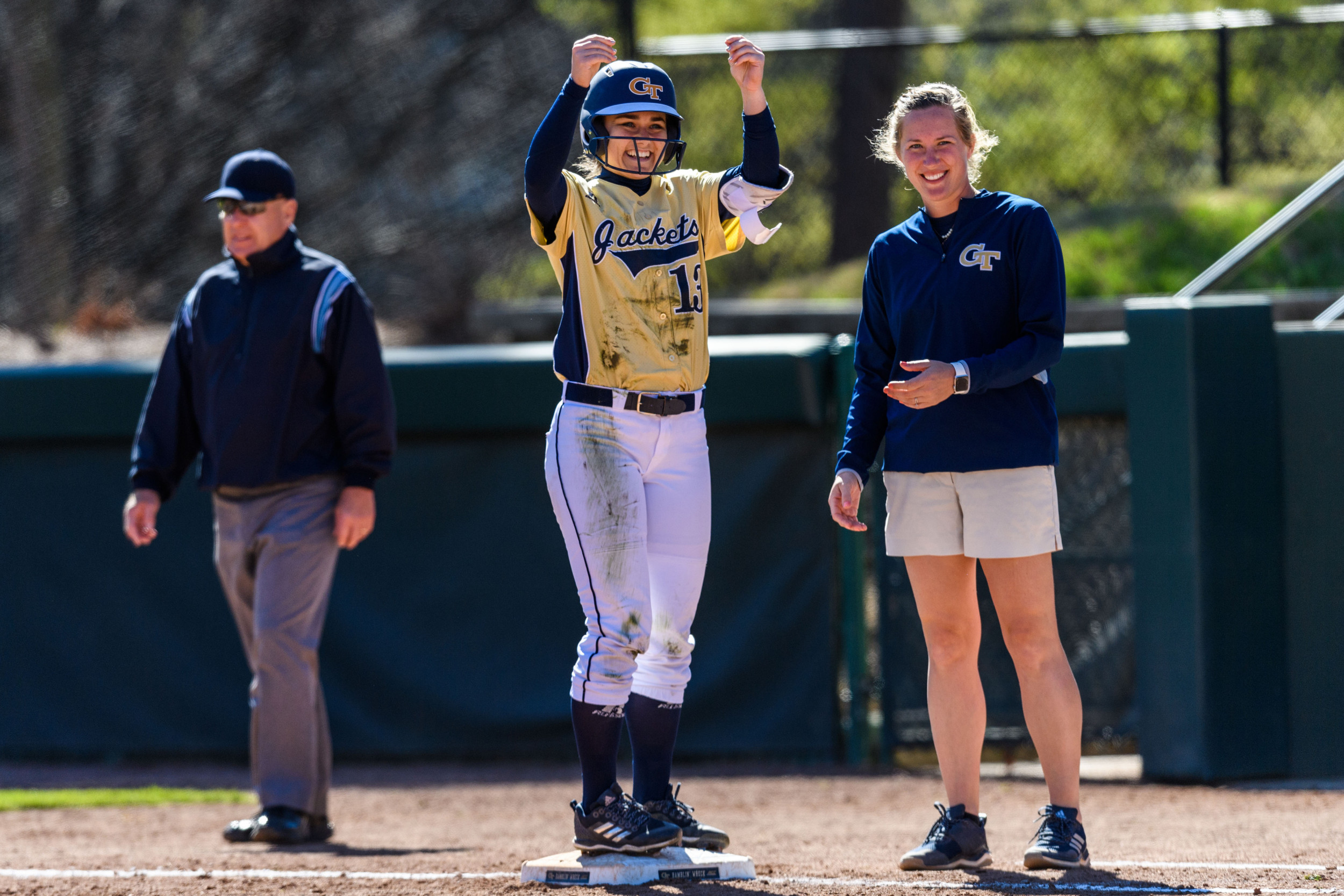 Volunteer Assistant Coach Kate Kantor, Cameron Stanford (13)