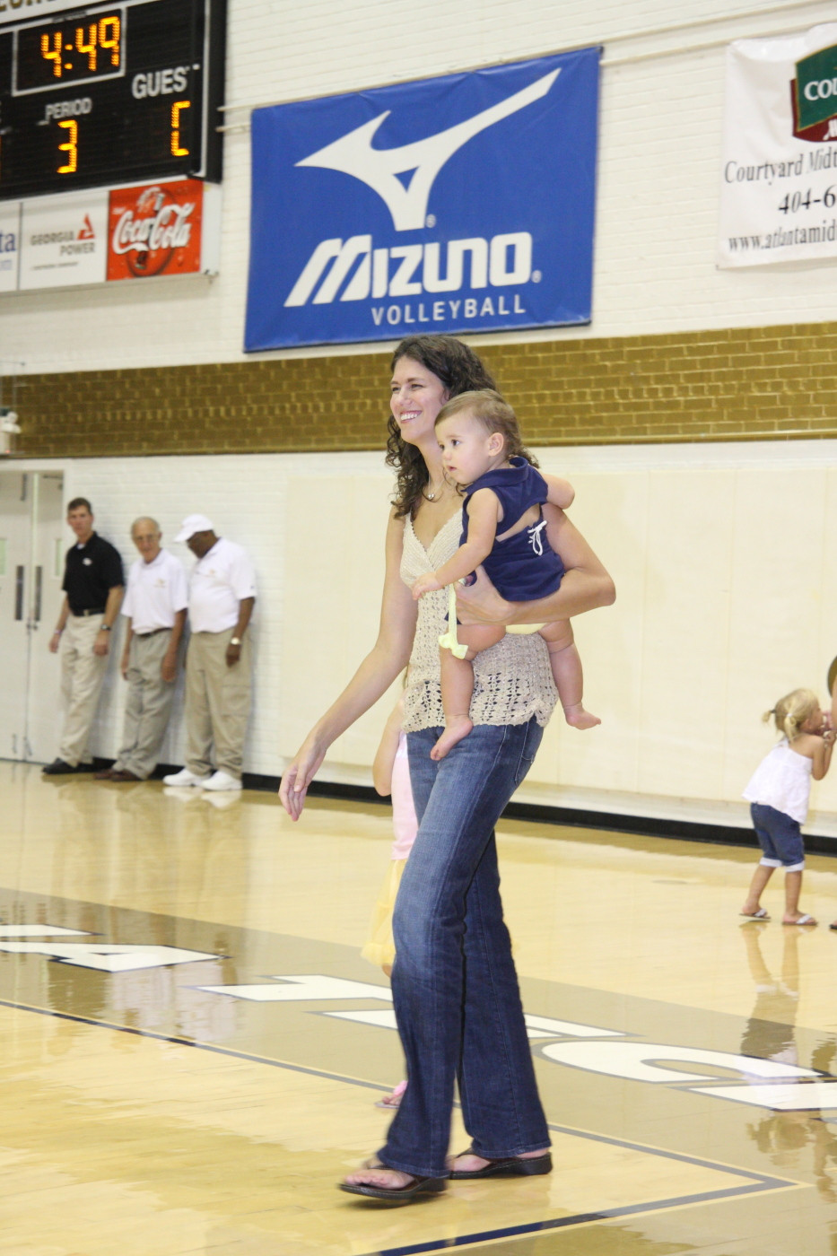 Over two dozen alumnae of Georgia Tech Volleyball were honored between the second and third sets.