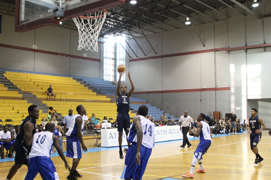 Quinton Stephens - Georgia Tech men's basketball game action during their 2015 Bahamas Tour.