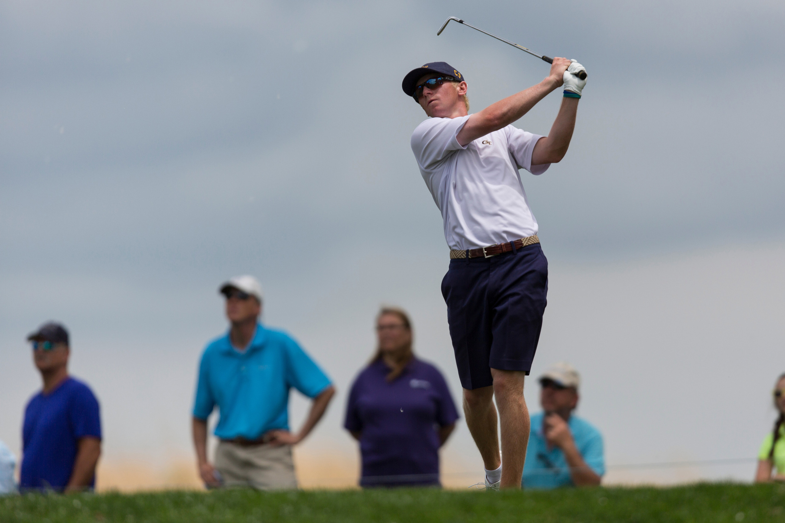 Anders Albertson at the 2014 NCAA Golf Championship, May 23-28, Prairie Dunes Country Club, Hutchinson, Kan.