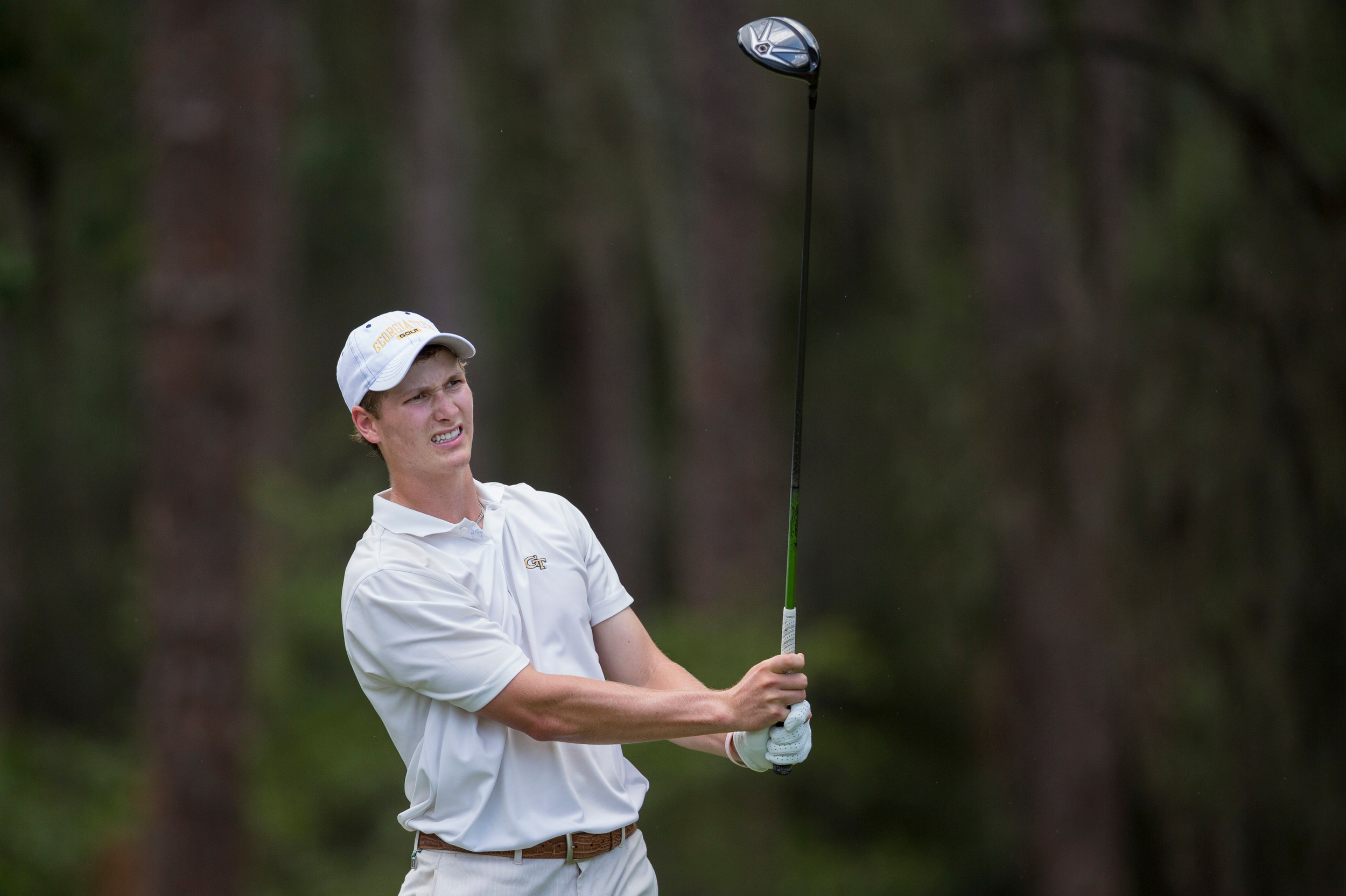 Vincent Whaley during the opening round of the NCAA Championship, May 29, 2015, Bradendon, Fla.