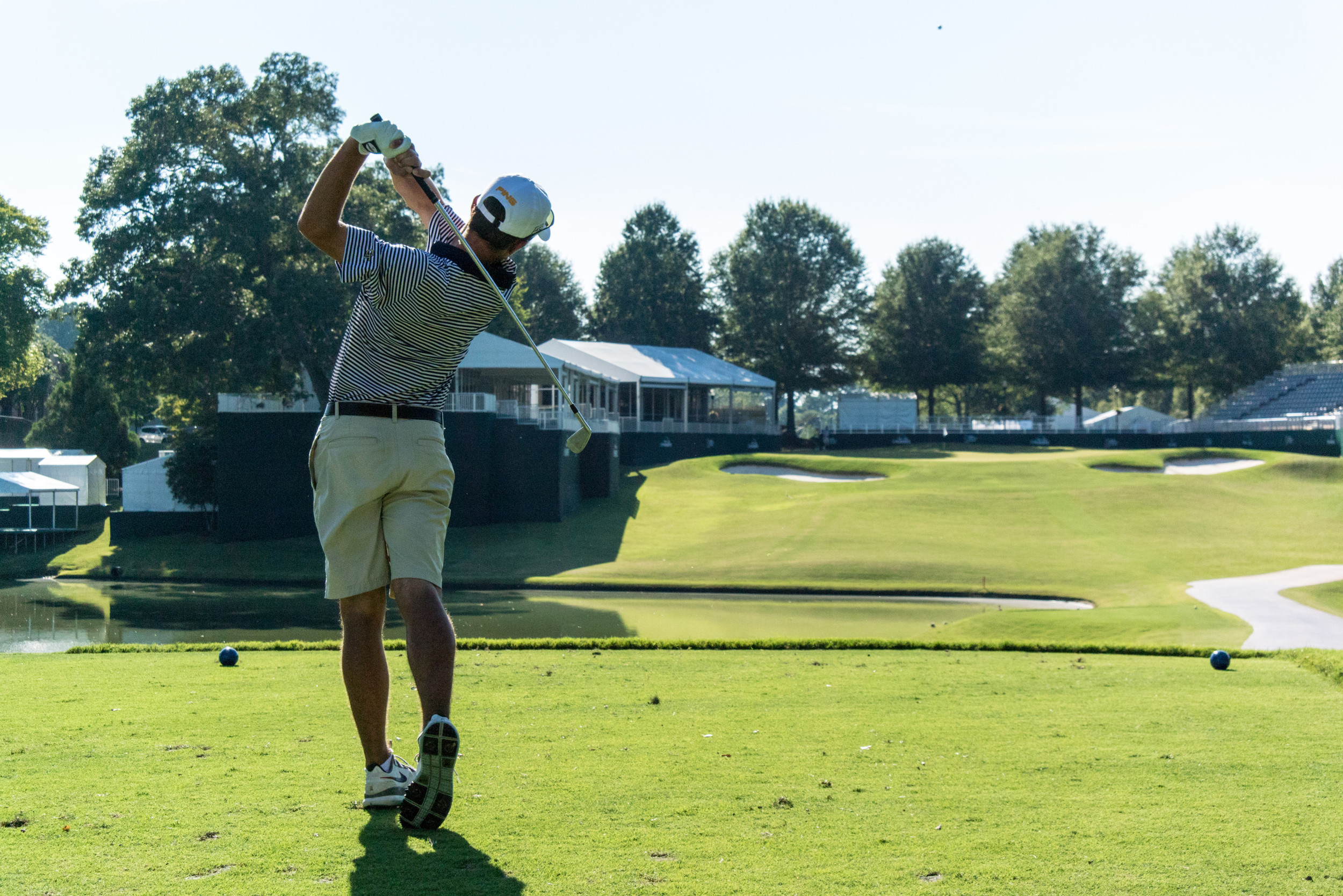 Jacob Joiner during a team qualifying round at East Lake Golf Club, August 28, 2014