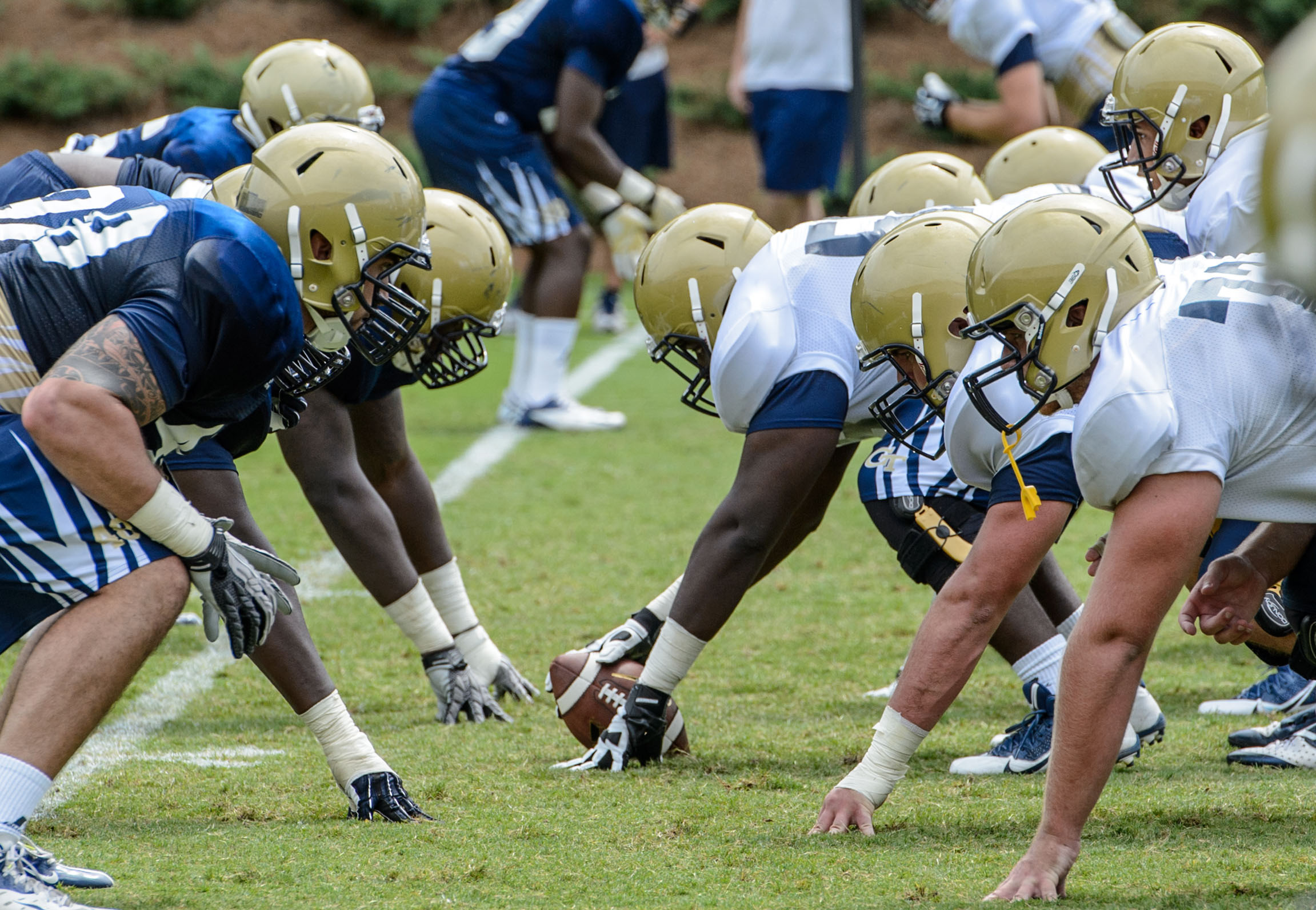 On the line