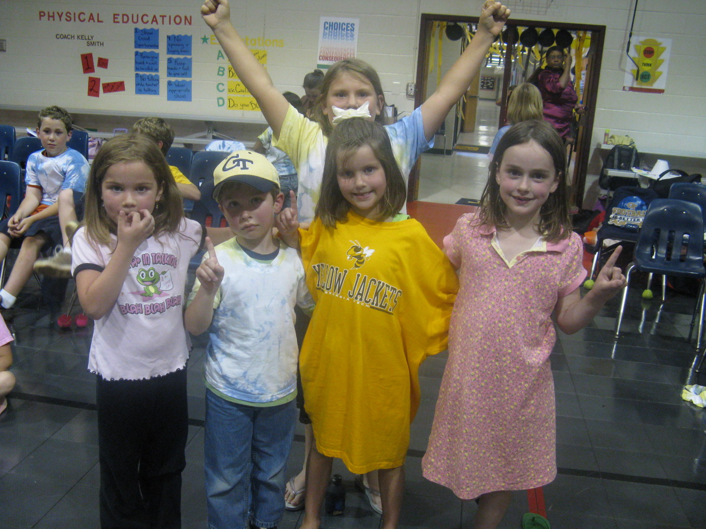 Kids love the Yellow Jackets!
