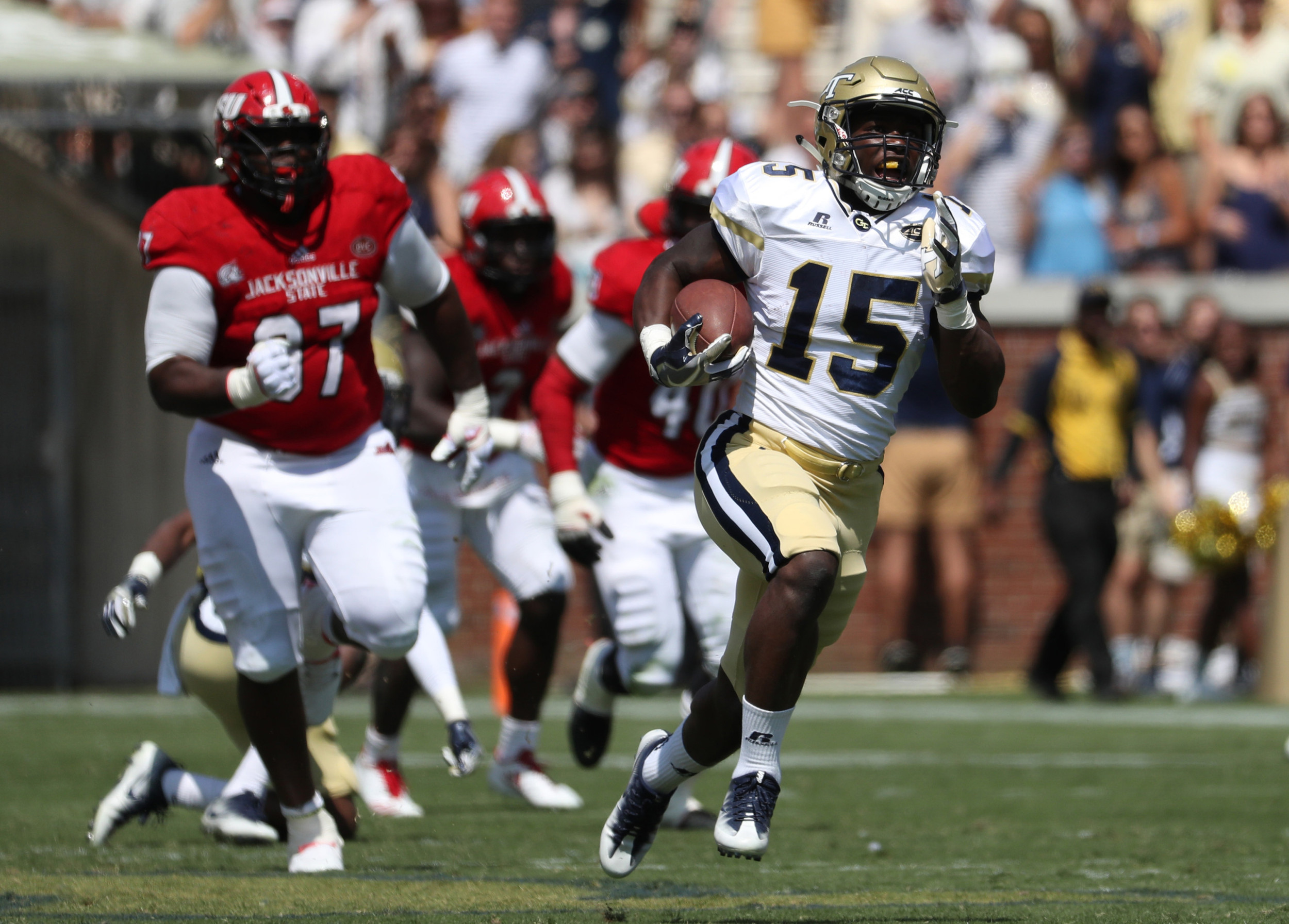 Georgia Tech Yellow Jackets vs. Jacksonville State Gamecocks at Bobby Dodd Stadium. : Jason Getz-USA TODAY Sports