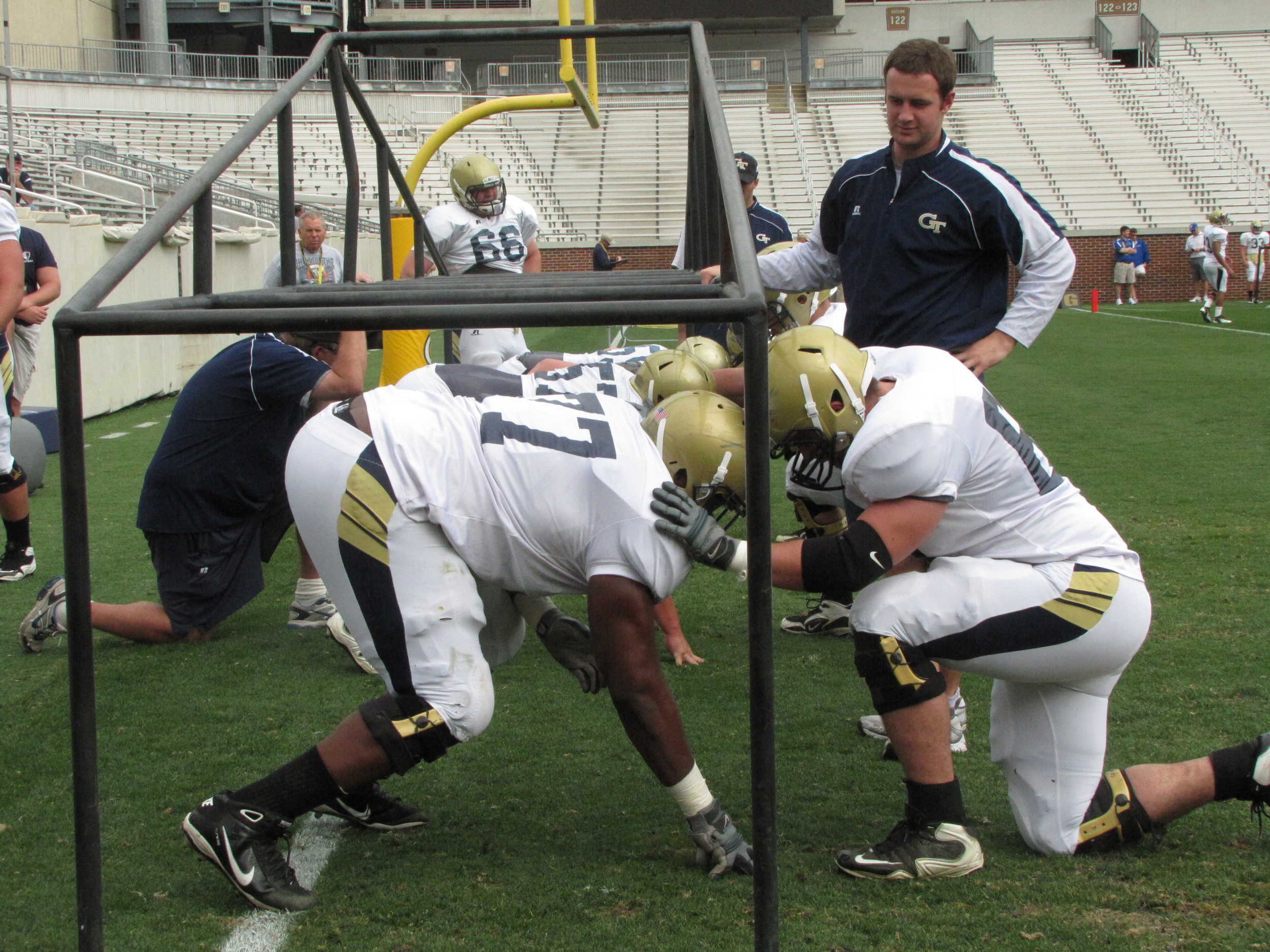 Georgia Tech Spring Practice - 4/8/11