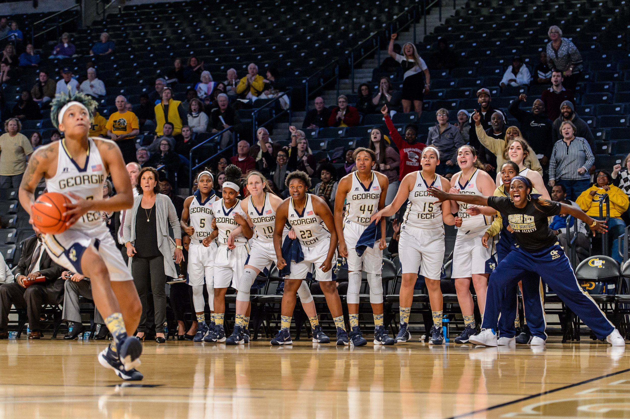 The bench celebrates