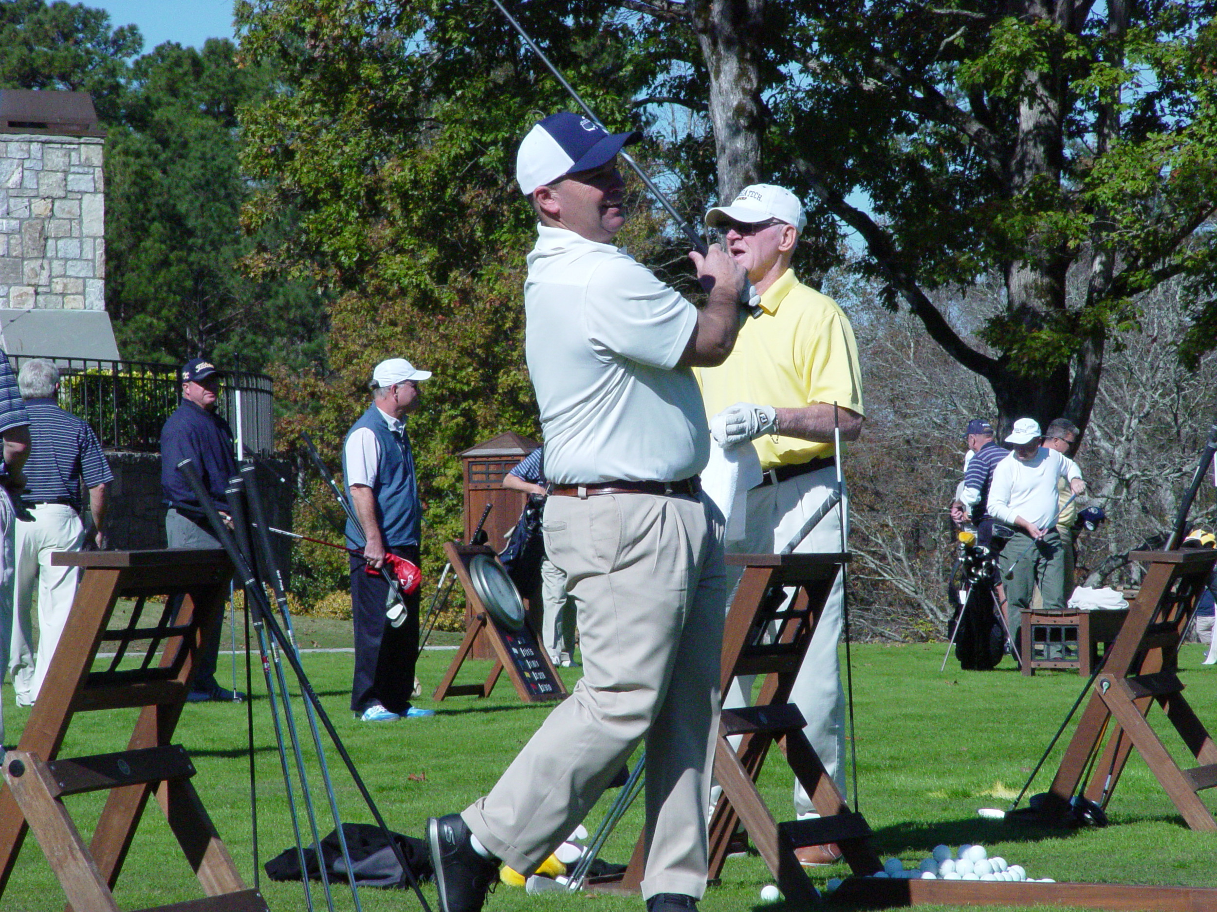 Former Jacket Wes Latimer at the Ramblin' Wreck Cup, November 12, 2017