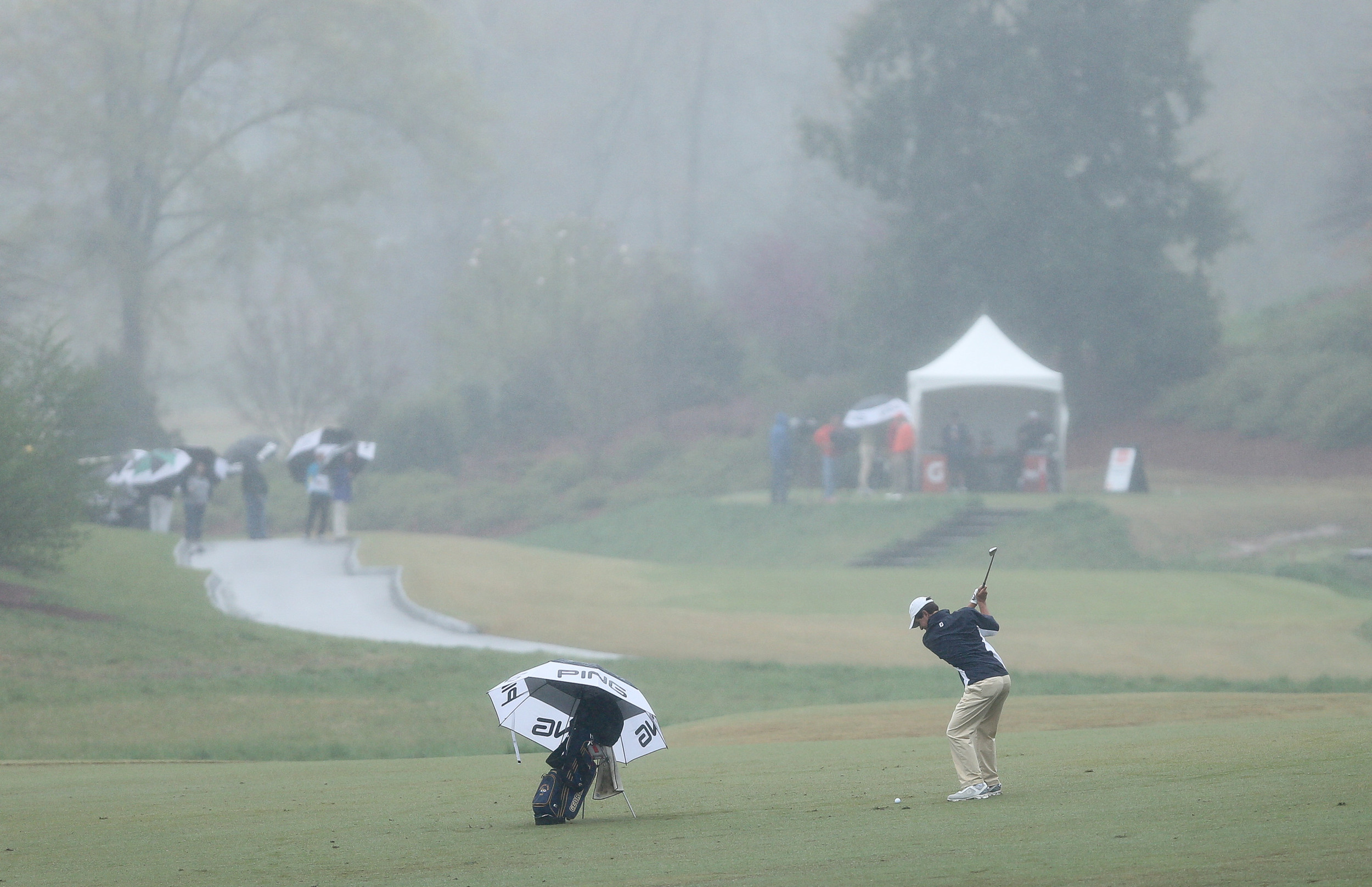 Jacob Joiner during the first round of the Clemson Invitational, April 1, 2016