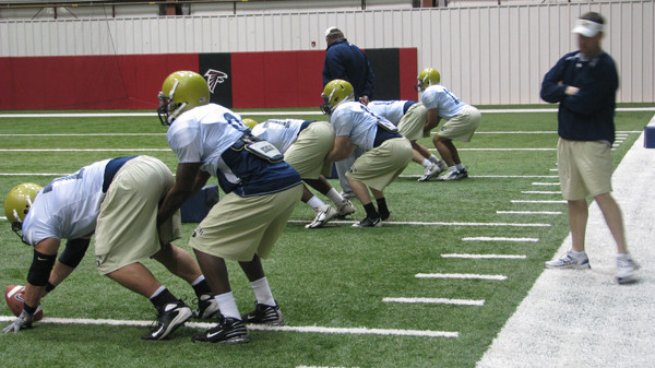 Spring football practice #3