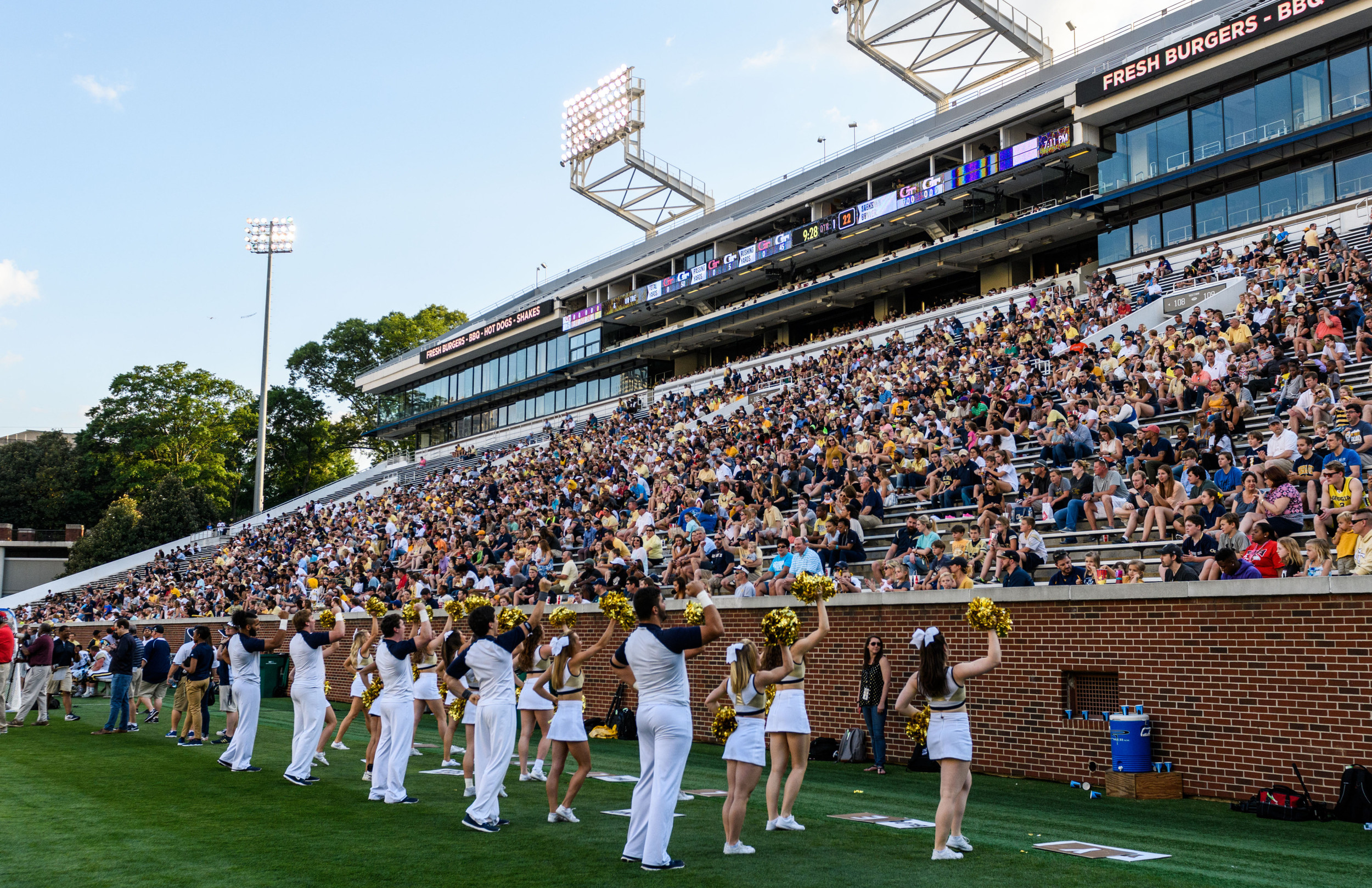A good crowd turned out on Friday evening