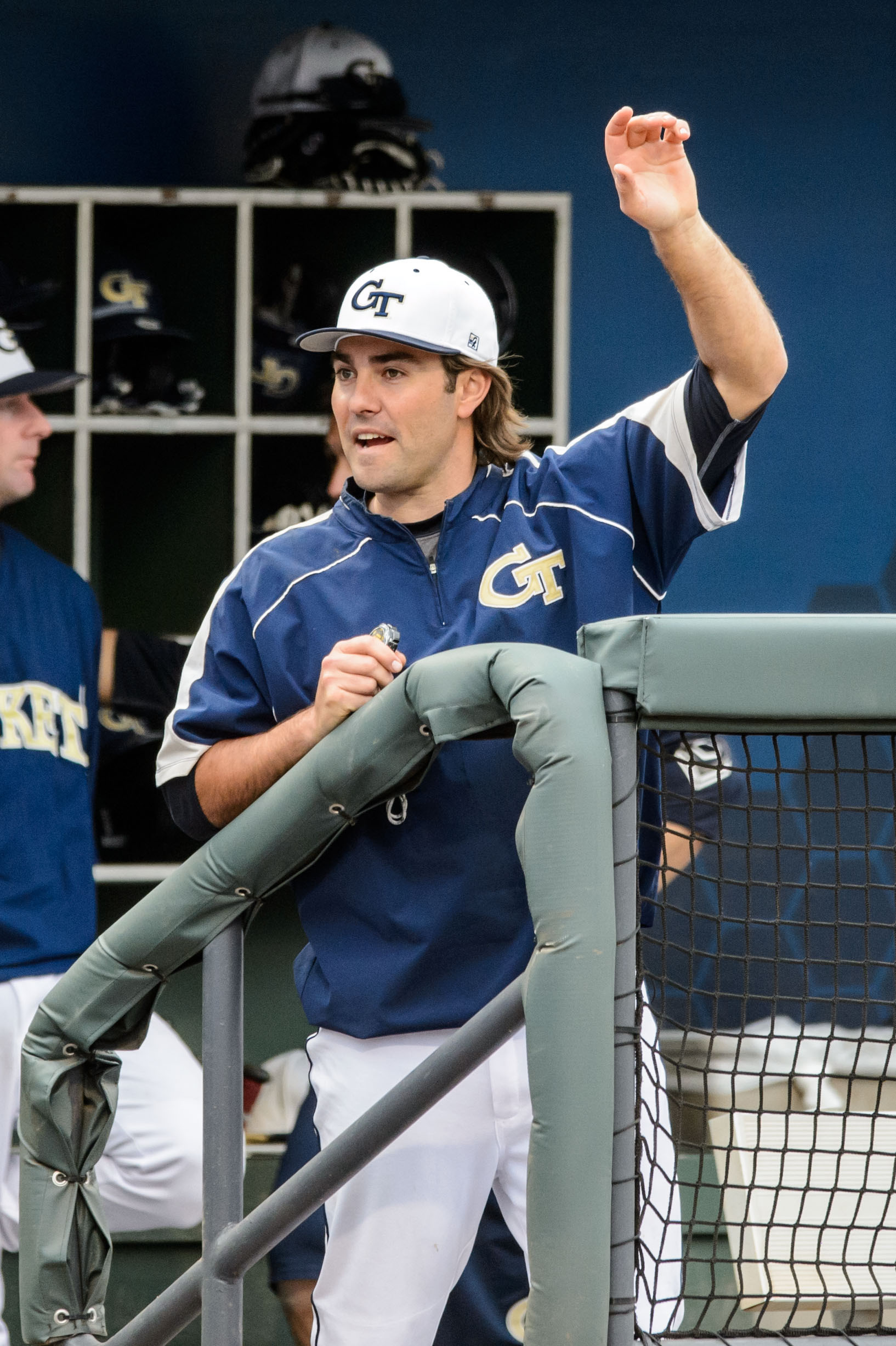 Student Assistant Coach Mike Nickeas (12)