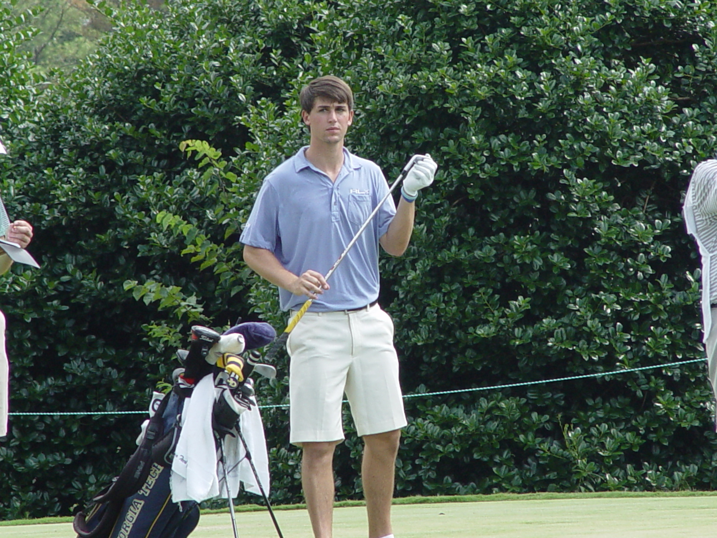 Ollie Schniederjans during the first round of the U.S. Amateur championship, Highlands Course, Atlanta Athletic Club, August 8, 2014