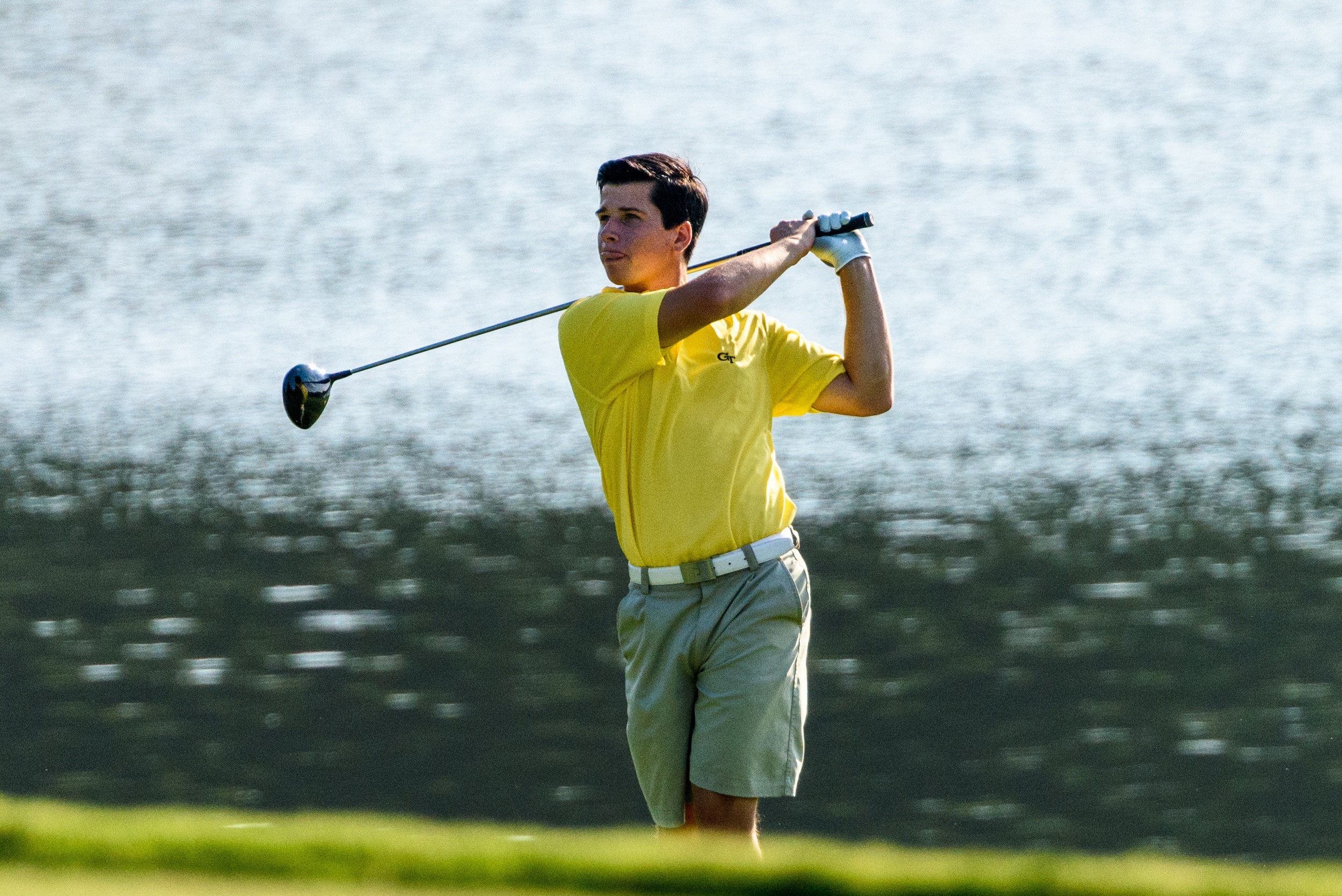 Tyler Joiner during Georgia Tech golf team qualifying at East Lake Golf Club, August 27, 2015