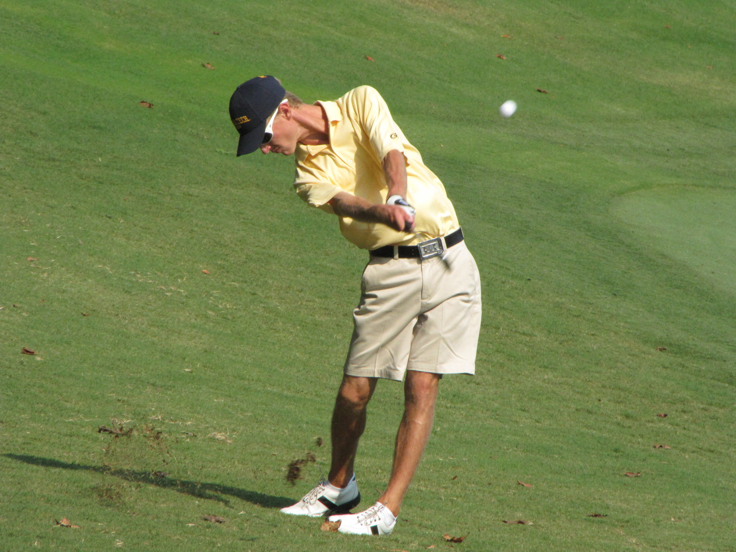 Drew Czuchry during Georgia Tech's preseason qualifying, September 3 at the Golf Club of Georgia.