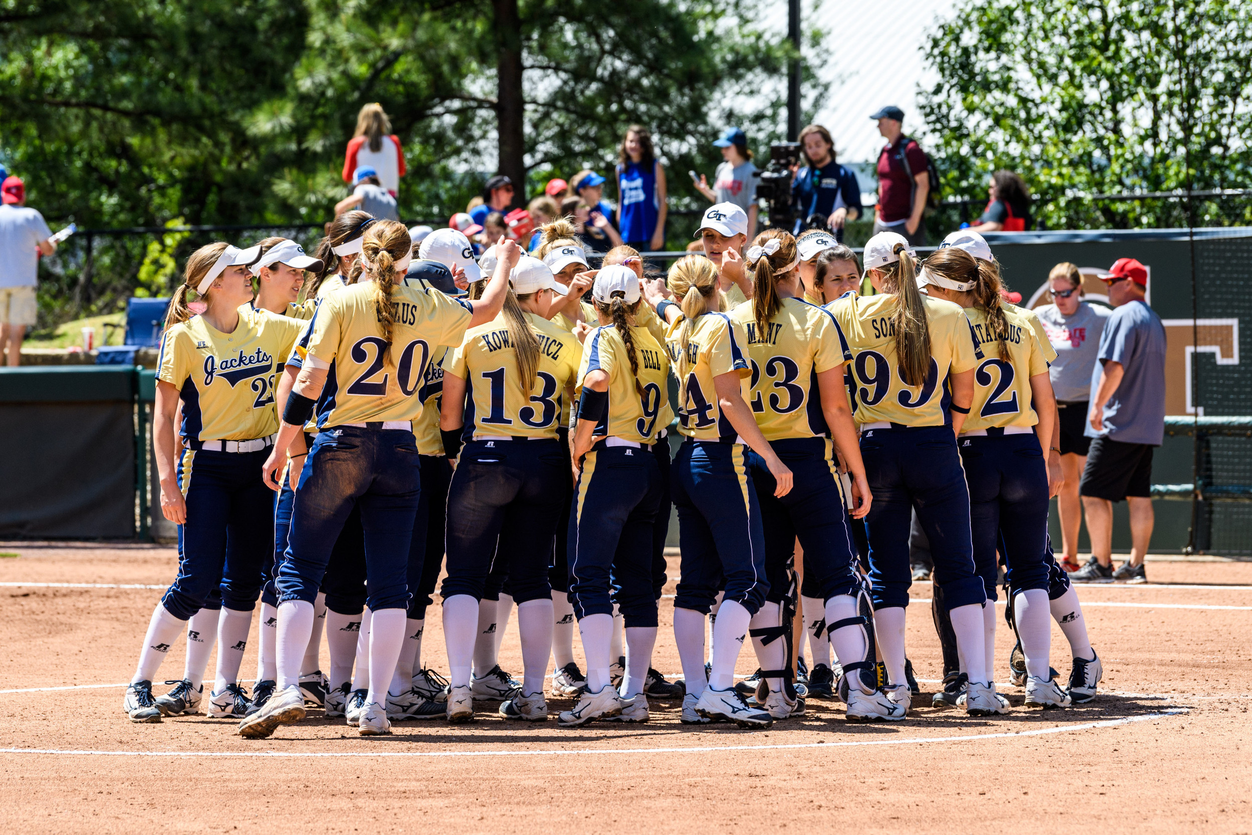 Team huddle