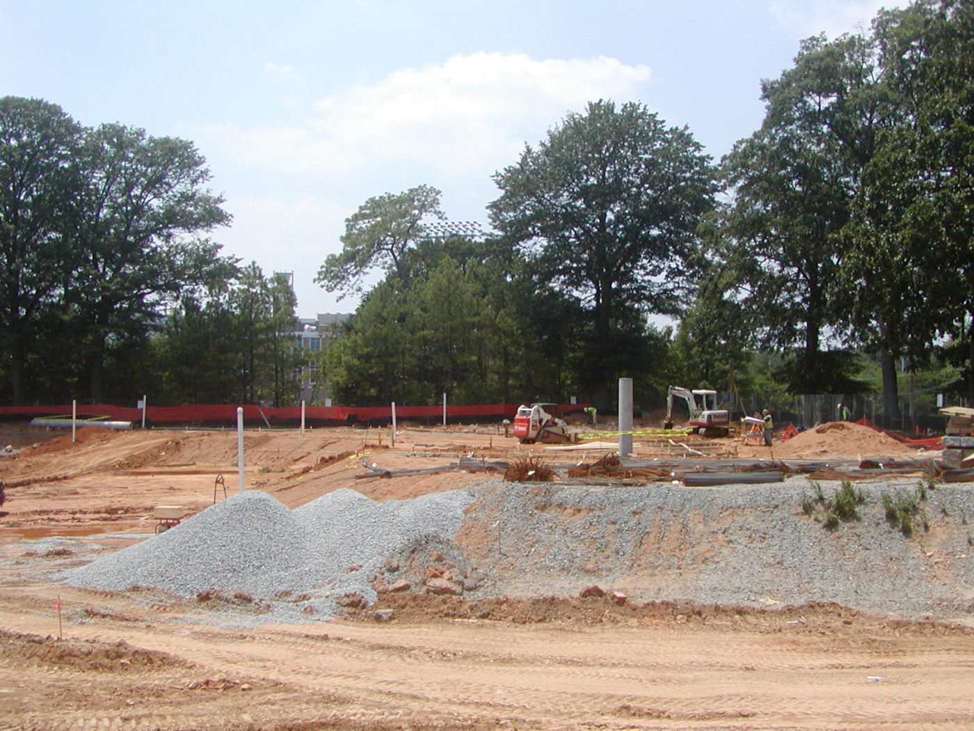 View of future homeplate/grandstand area.