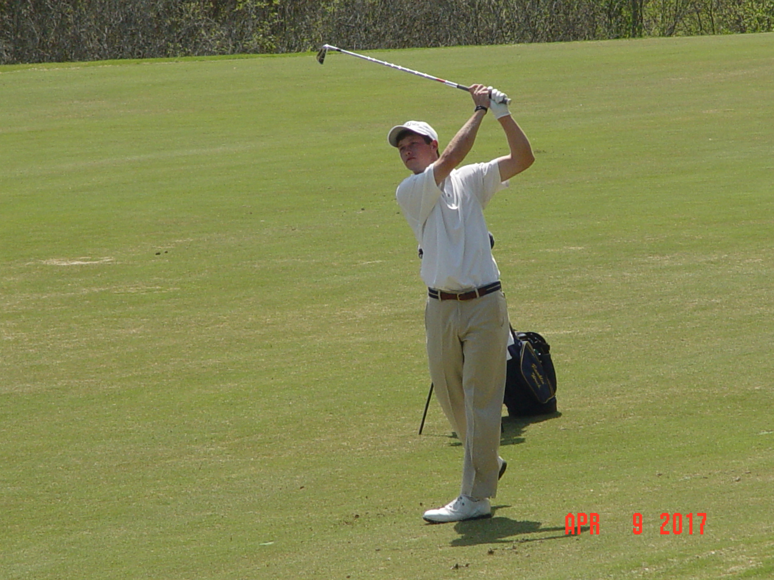 James Clark during the final round of the Clemson Invitational, The Cliffs at Keowee Falls, April 9, 2017