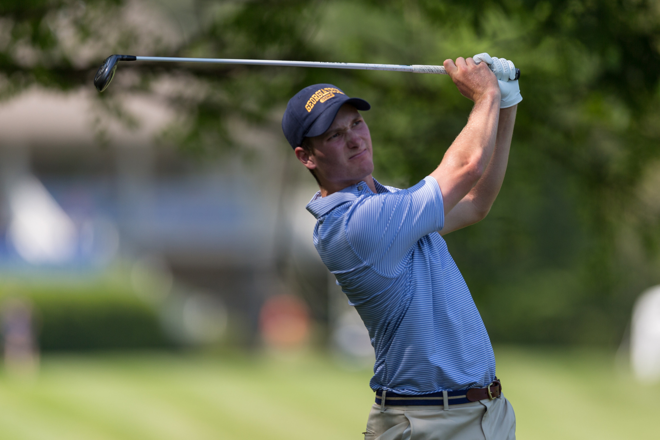 Vincent Whaley during the first round of the ACC Men's Golf Championship, Musgrove Mill Golf Club, Clinton, S.C., April 21, 2017