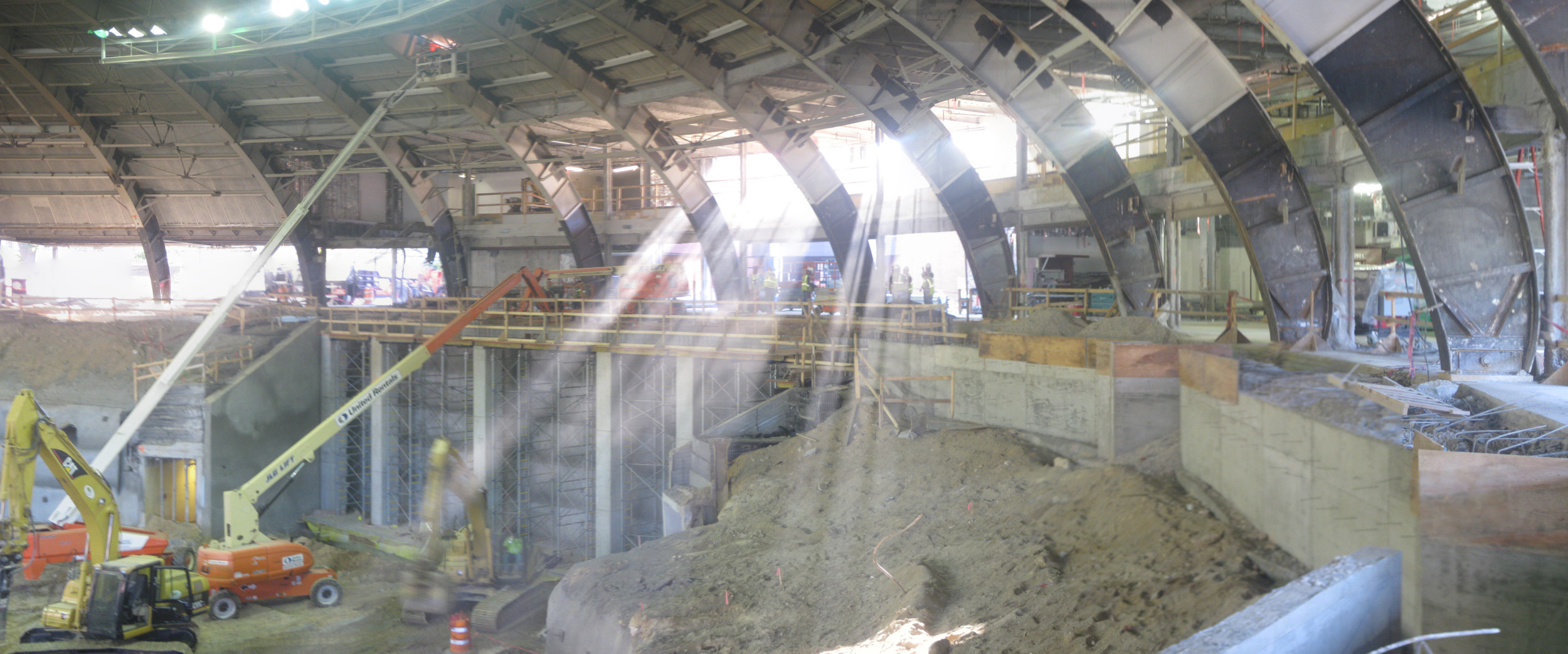 Construction of McCamish Pavilion - 11/21/11