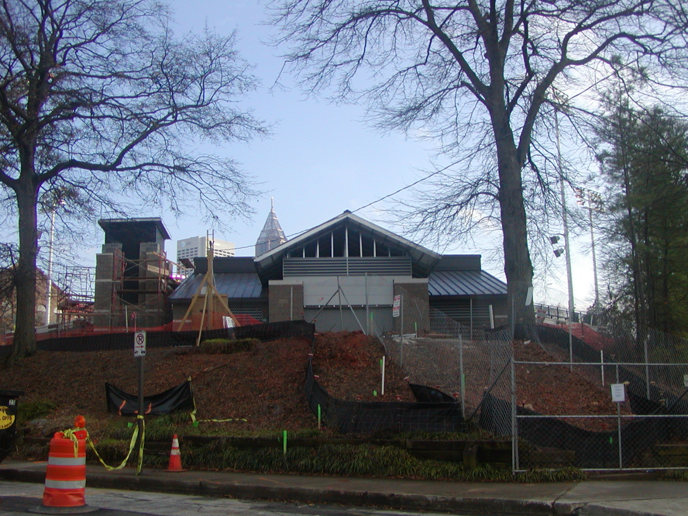 January 5, 2009 - View of main grandstand from corner of Eighth and Fowler Streets.