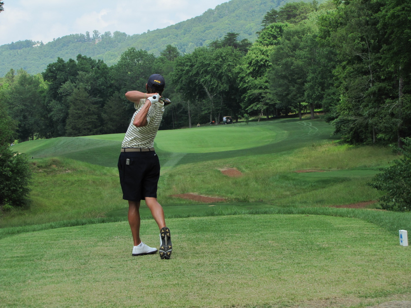 James White during round 3 of the NCAA Golf Championship in Ooltewah, Tenn.