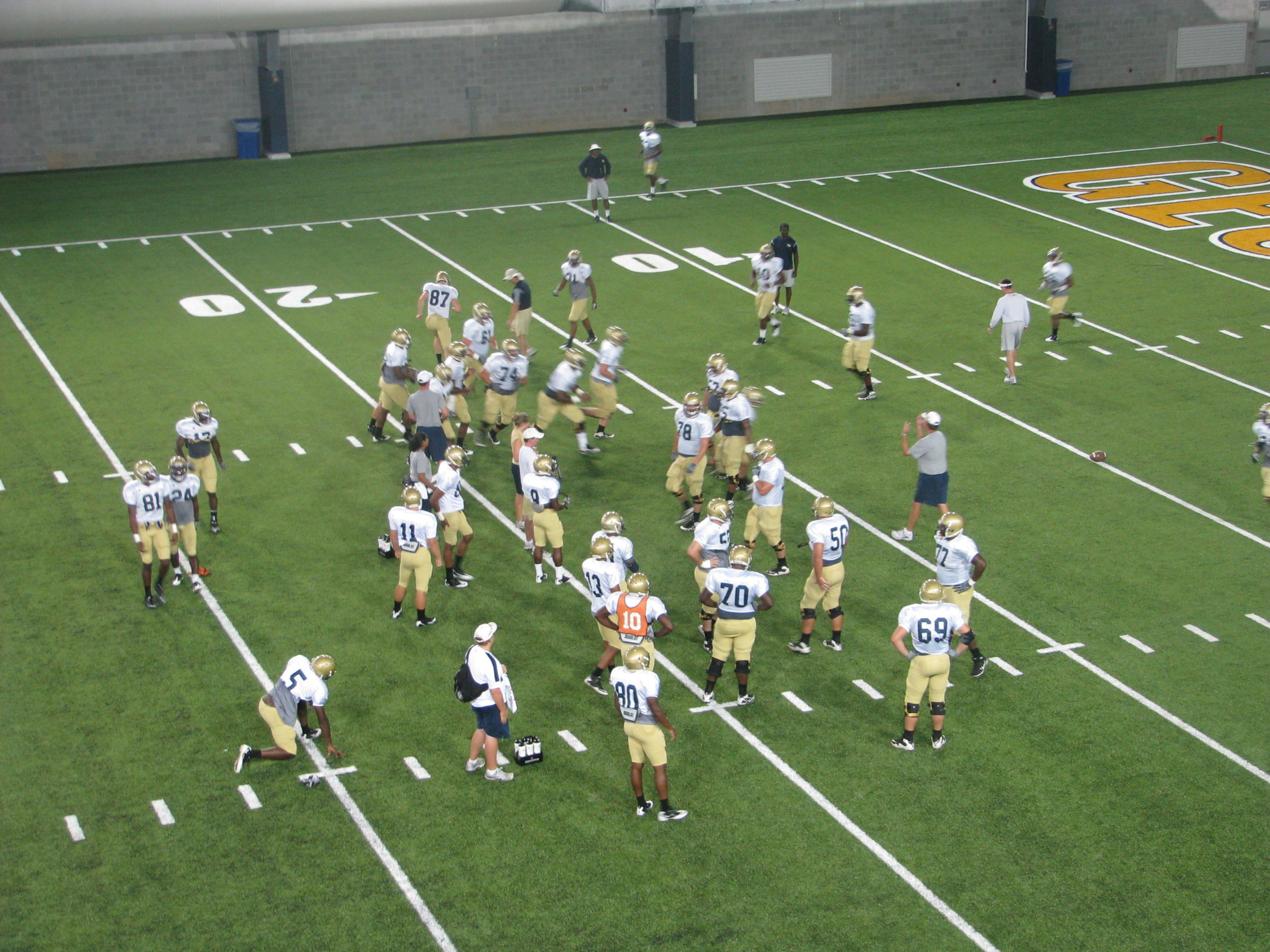 Georgia Tech Football Practice - 8/24/11