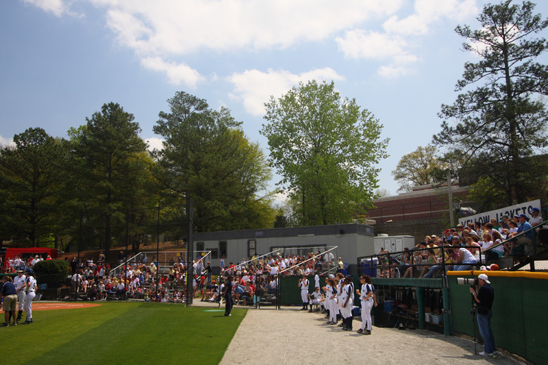 A standing-room only crowd watched the Yellow Jackets sweep Georgia.