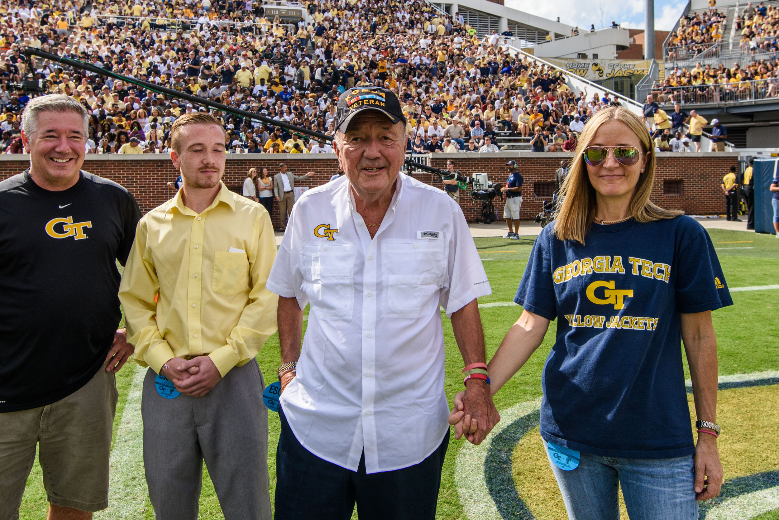First Lieutenant Charles Douglas, a 1951 GT graduate, was recognized on Heroes Day.