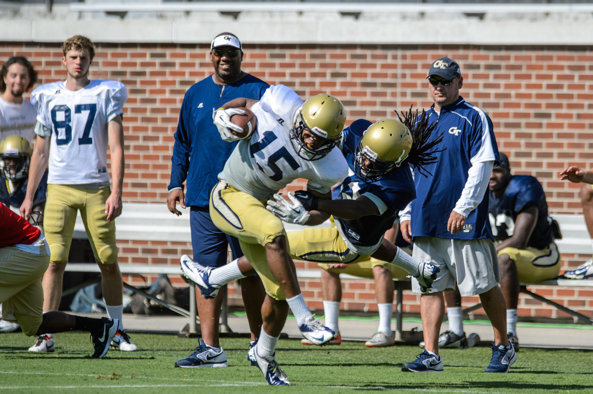 First Scrimmage of #GTCAMP13