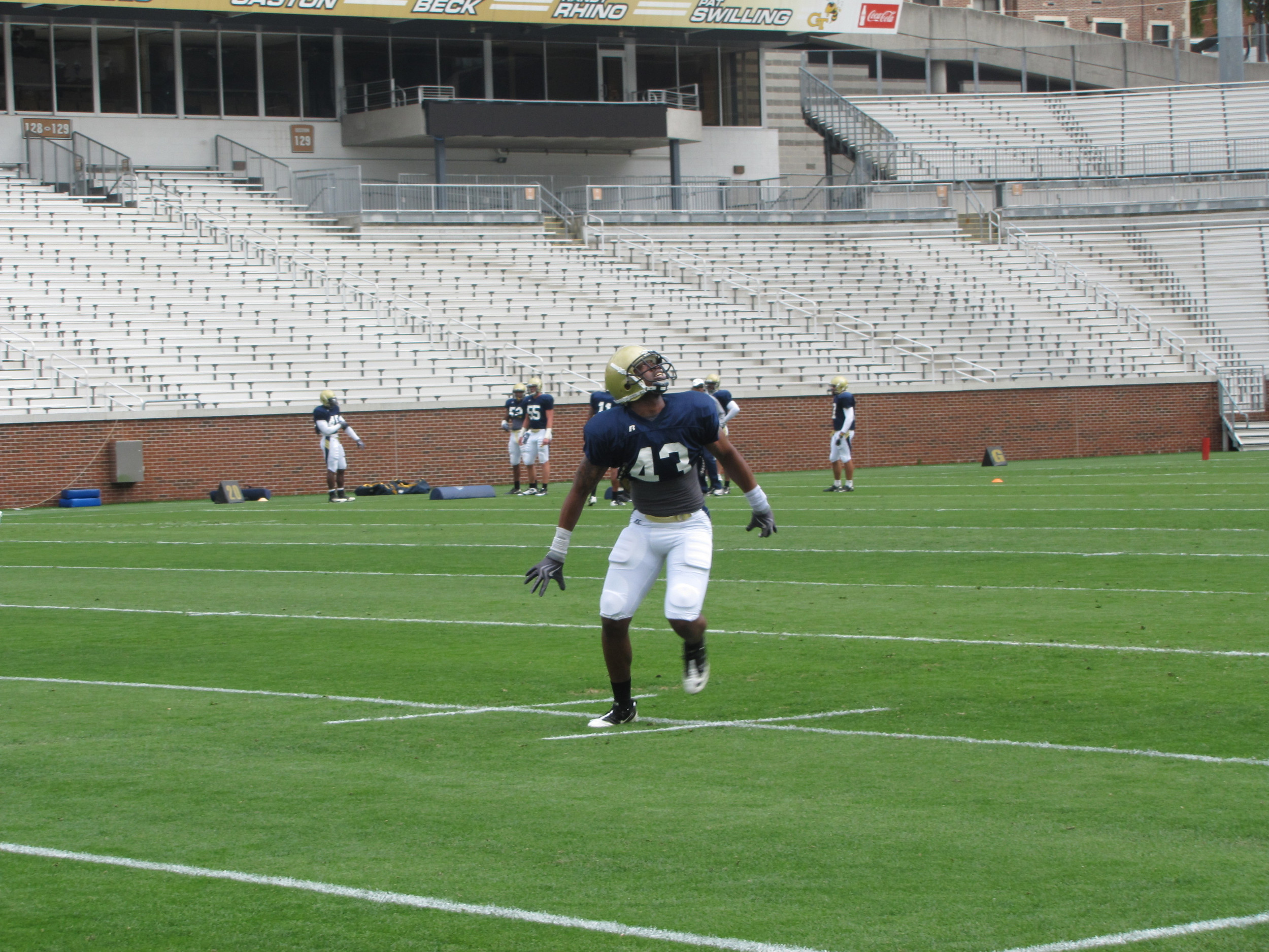 Football Practice - April 1, 2011