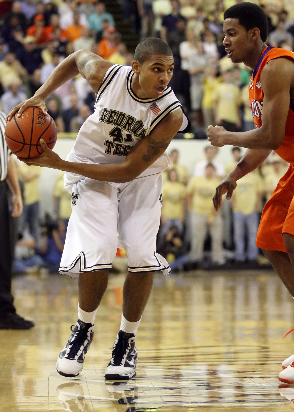 Glen Rive vs. Clemson on 1/19/10.