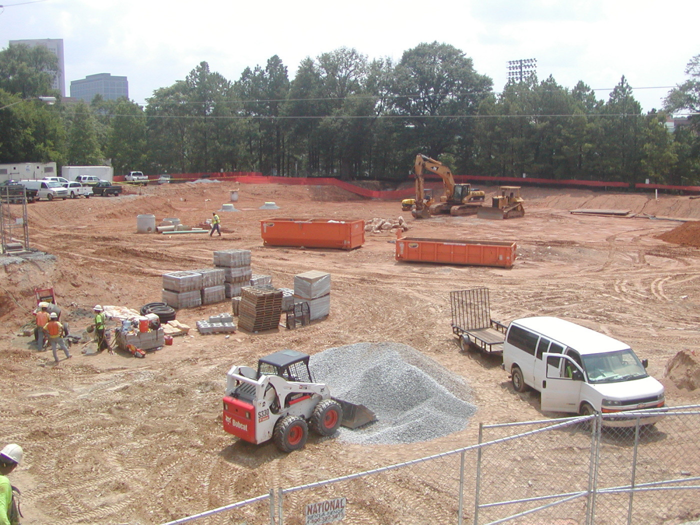 Georgia Tech Softball Complex Construction - July 9, 2008