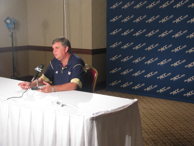 Paul Johnson @ '09 ACC Kickoff
