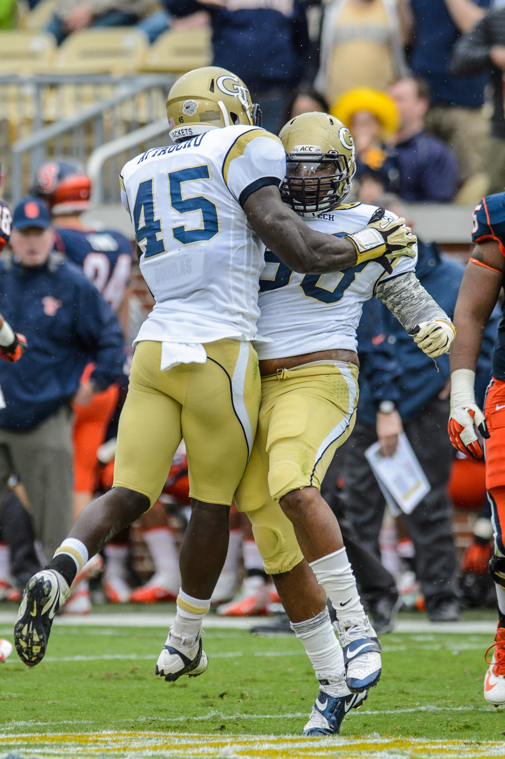 Jeremiah Attaochu (45), Jimmie Kitchen (98)