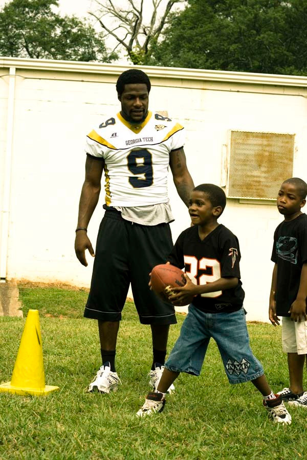GT Football at Boys & Girls Club of America (7/23/09)