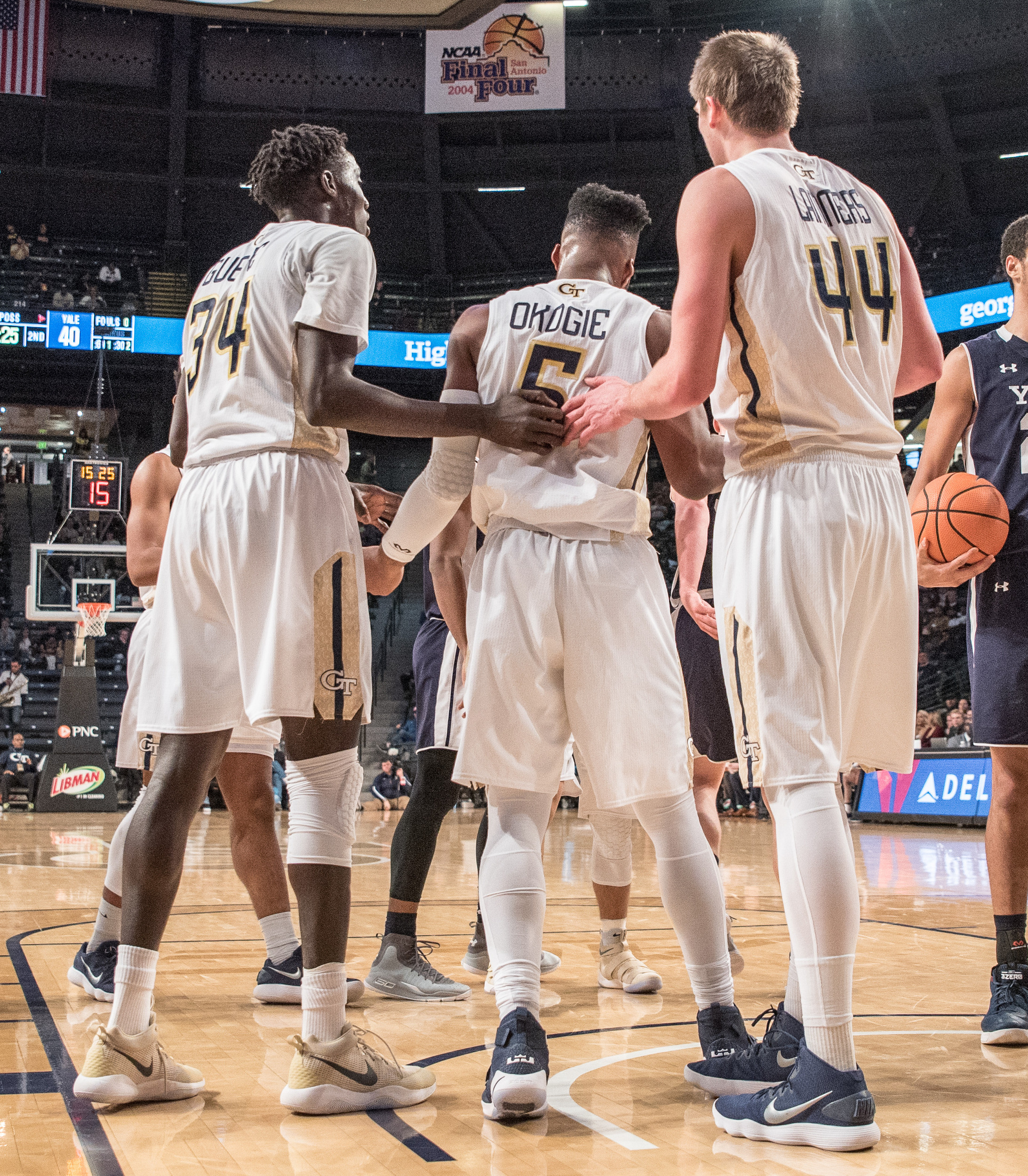 Josh Okogie (5) Abdoulaye Gueye (34), Ben Lammers (44)